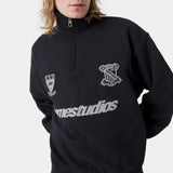 Peak Shadow Half Zip Sweatshirts Eme Studios