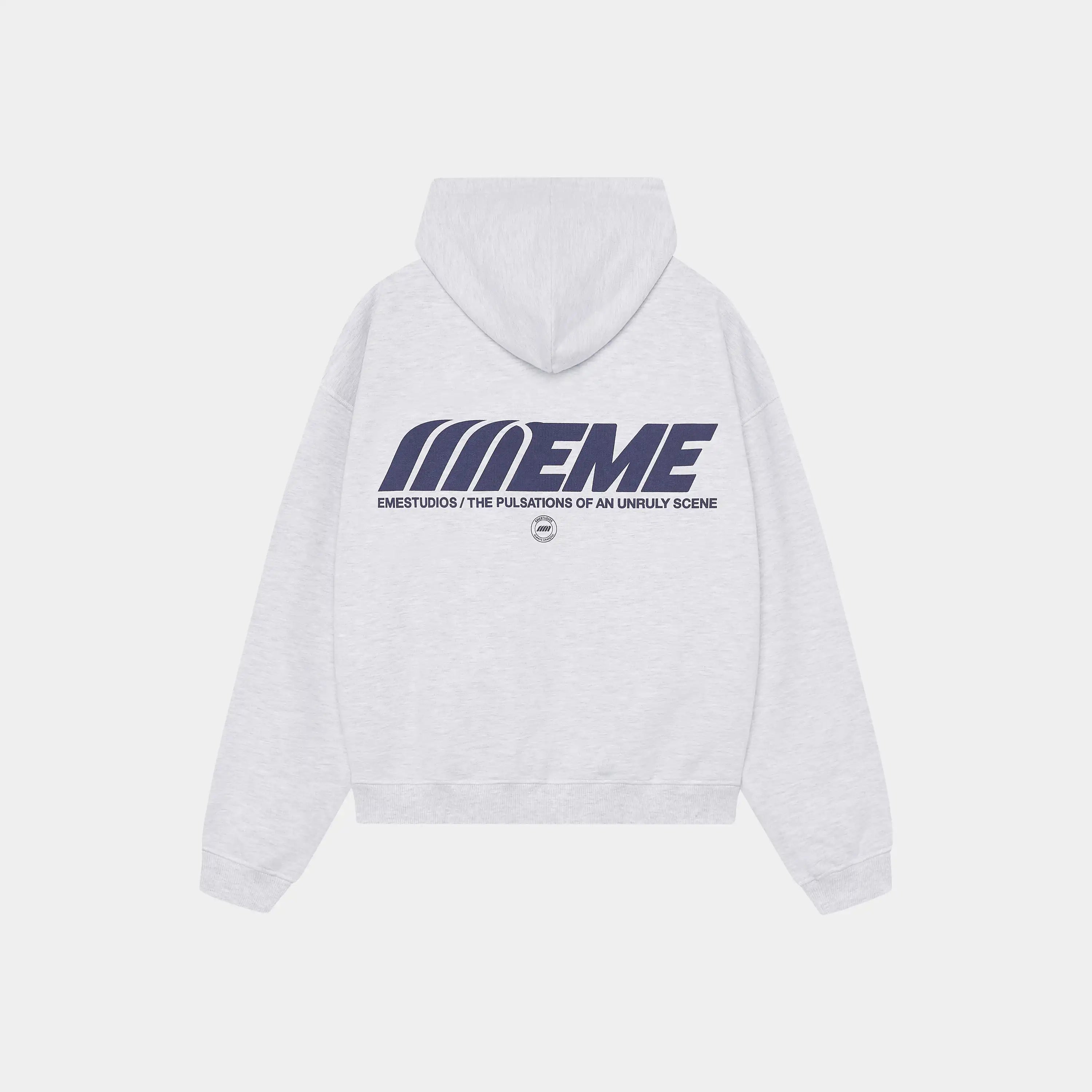 Peyas Heather Grey Oversized Hoodie Hoodies Eme Studios