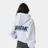 Peyas Heather Grey Oversized Hoodie Hoodies Eme Studios