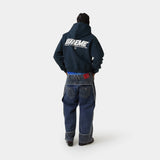Peyas Navy Oversized Hoodie Hoodies Eme Studios