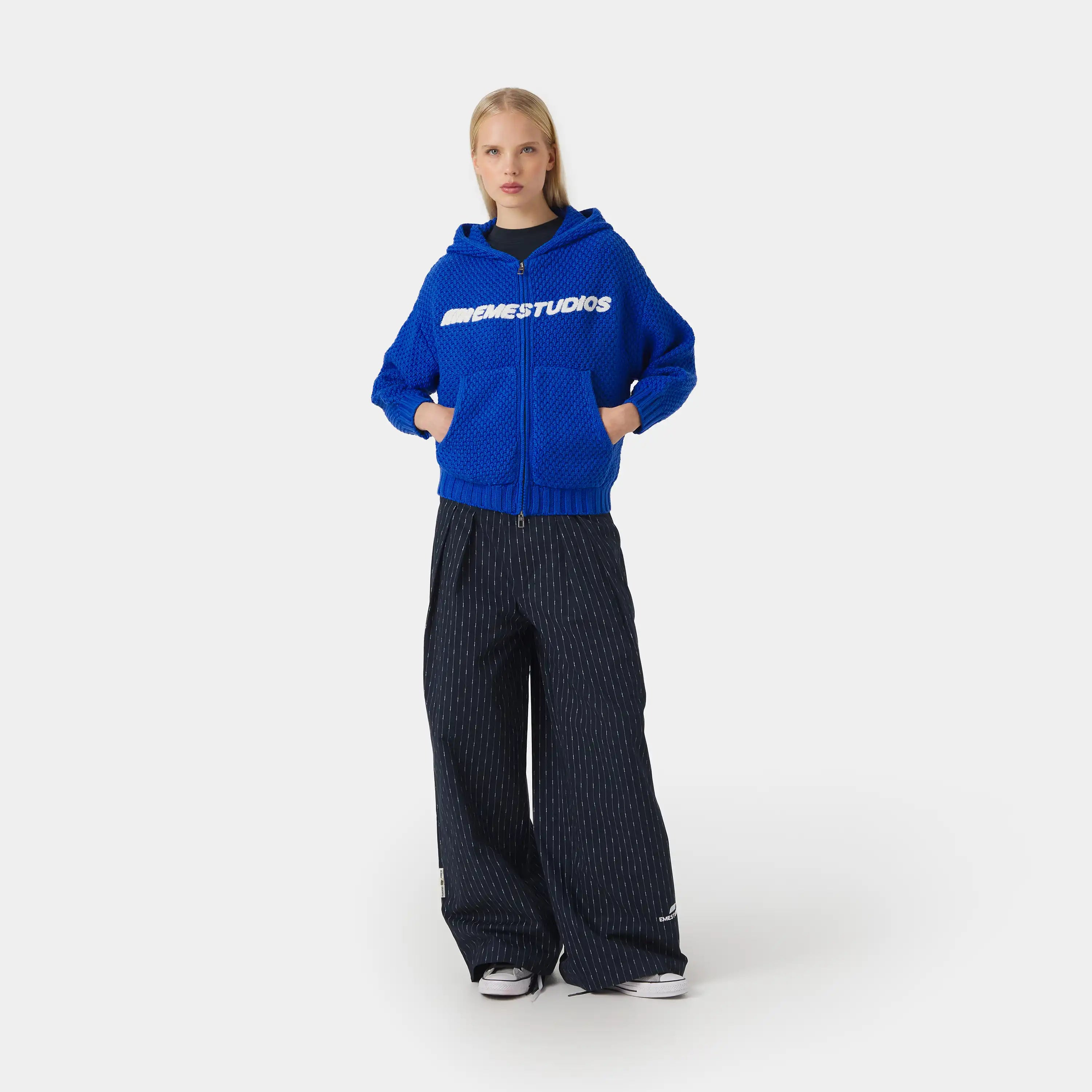 Pidgey Sodalite Zipper Knit Knitwear Eme Studios
