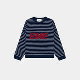 Pinstripe Night Sky Knit Sweater Knitwear Eme Studios