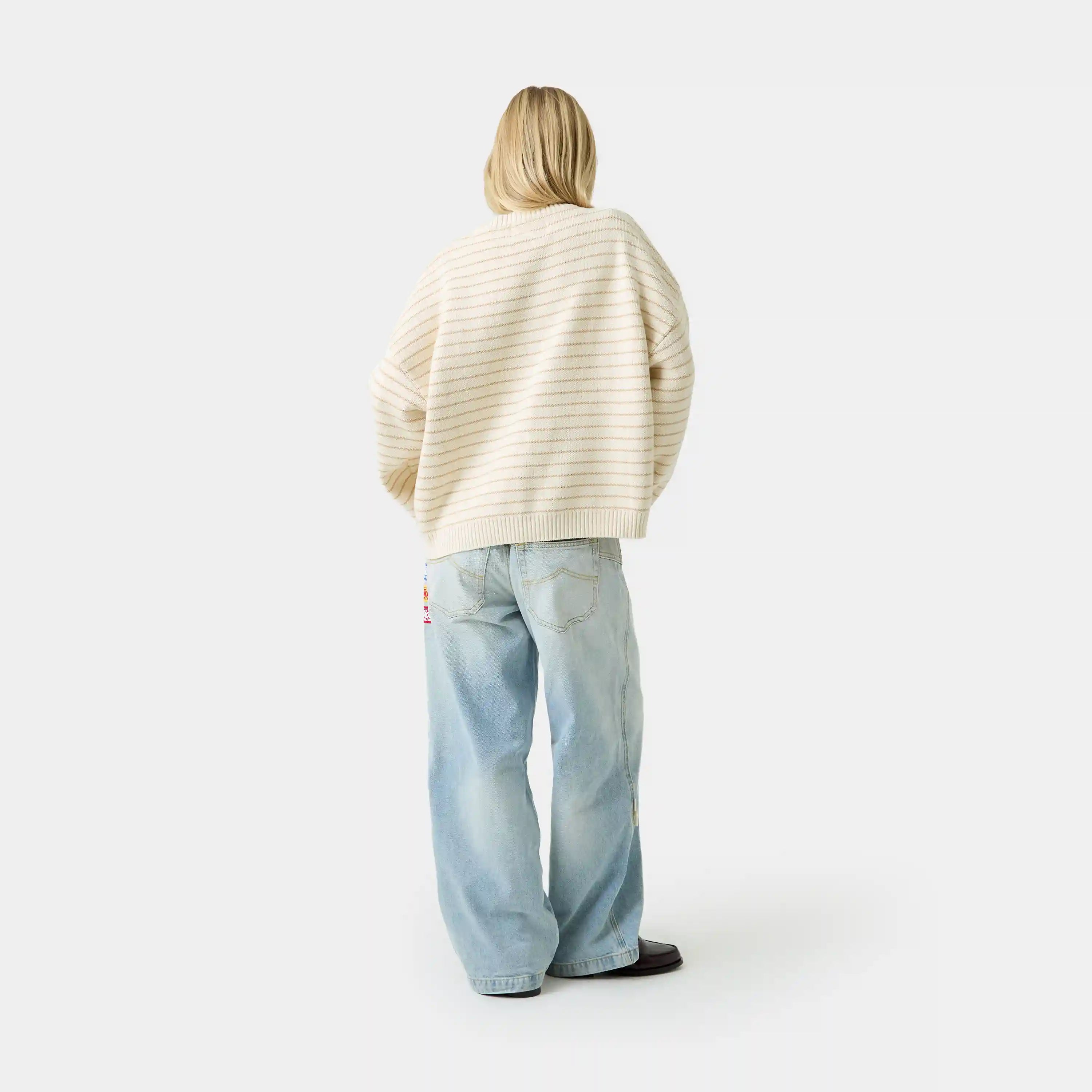 Pinstripe Sugar Knit Sweater Knitwear Eme Studios