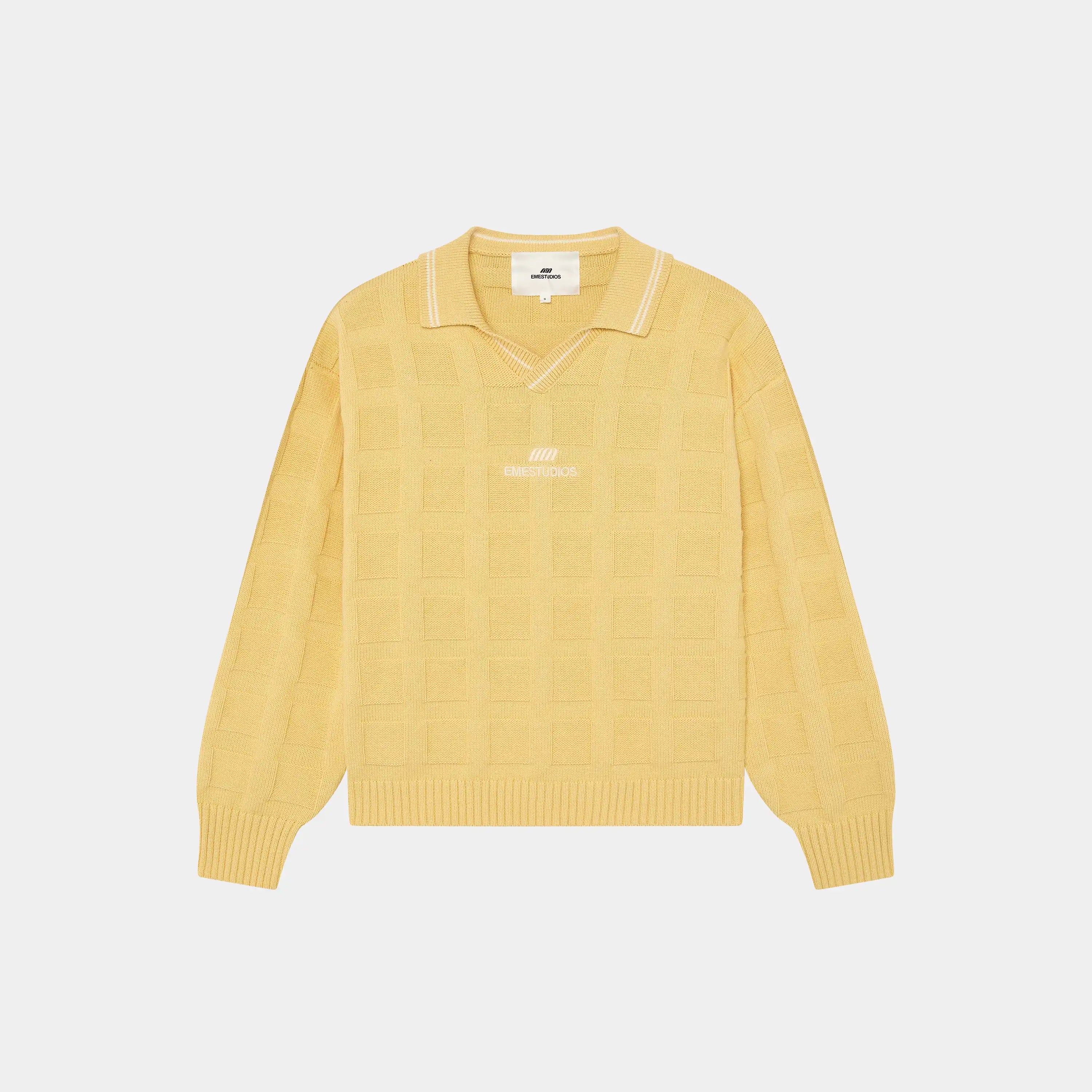 Pivot Lise Knit Polo Knitwear Eme Studios