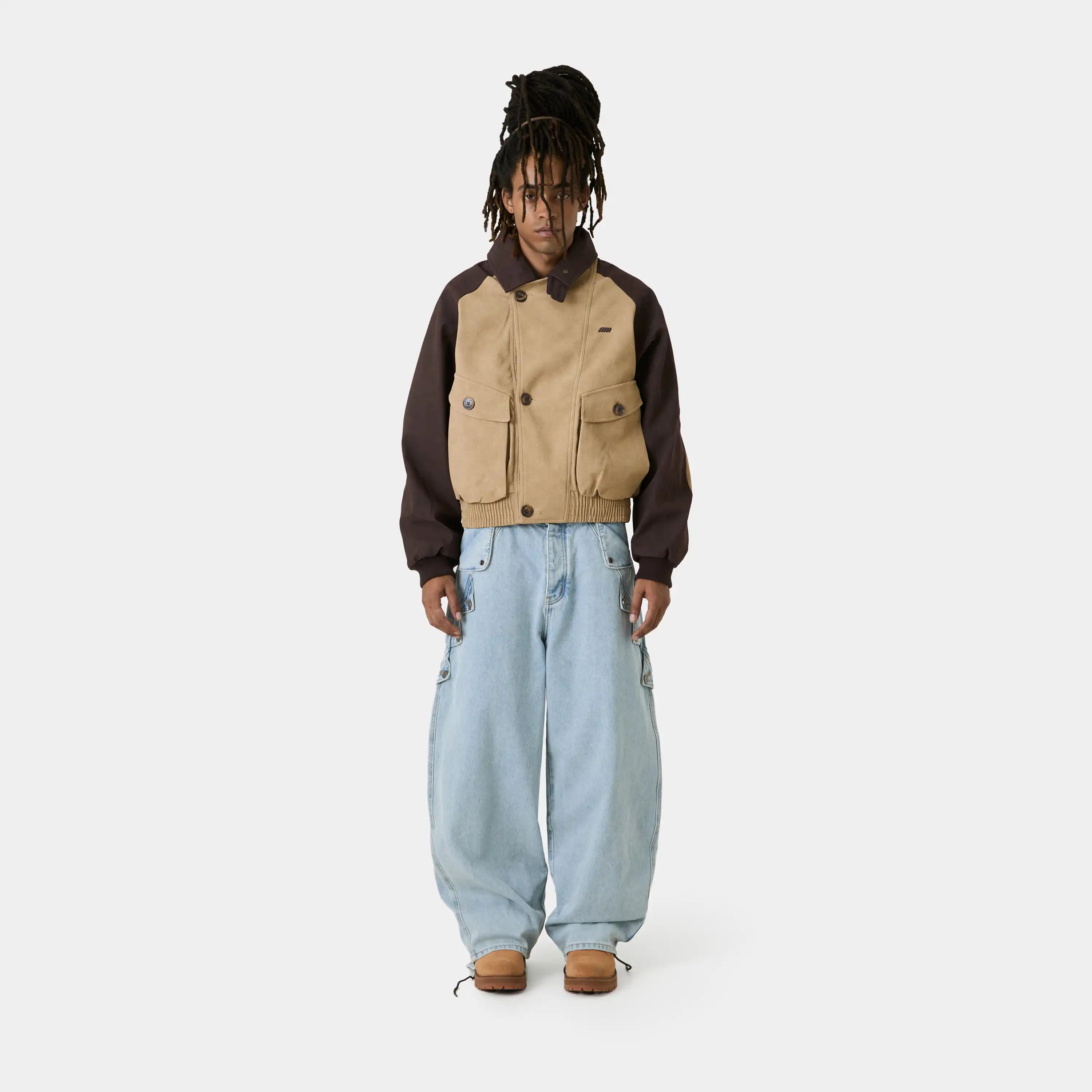 Platoon Camel Bomber Jacket Outwear Eme Studios