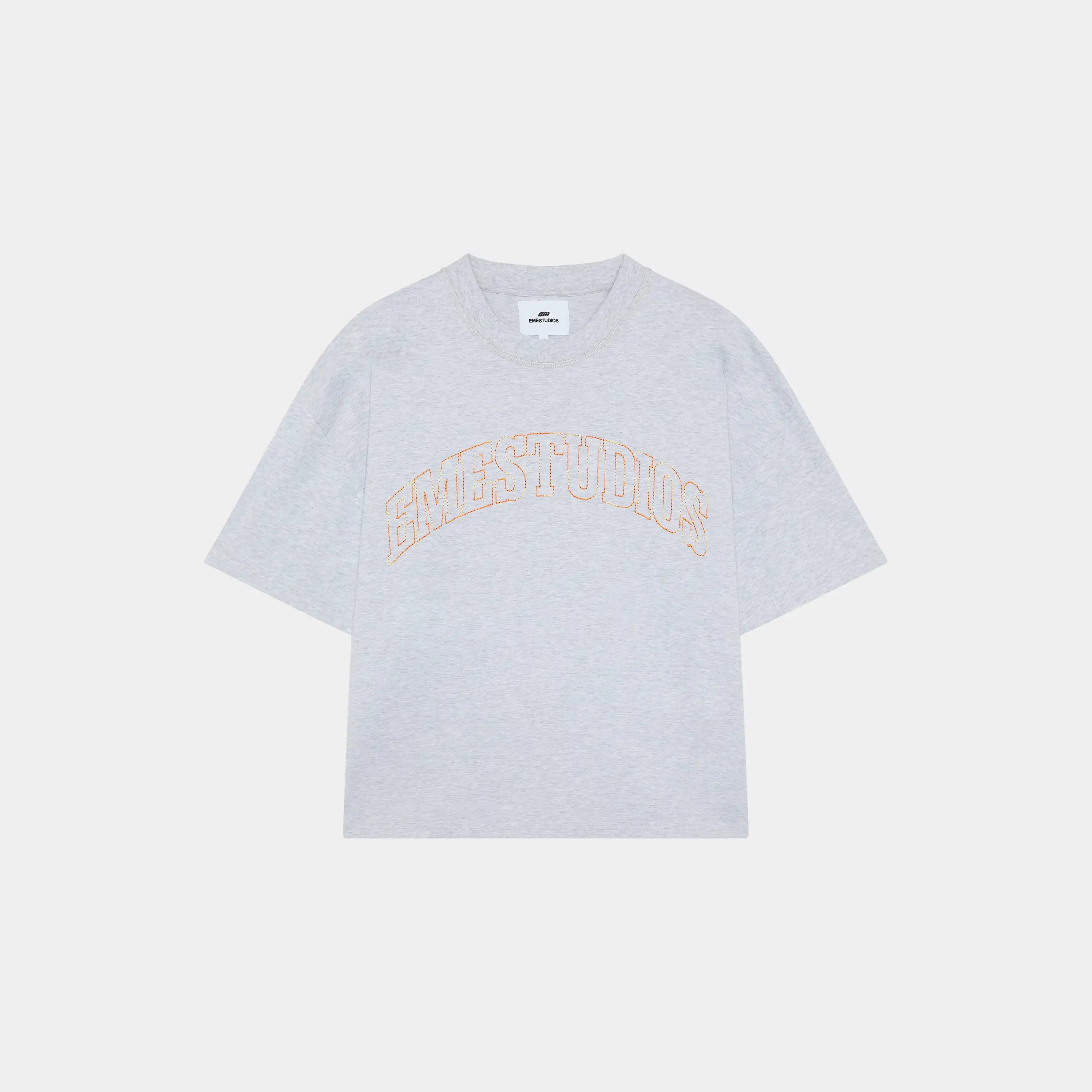 Points Heather Grey Oversized Tee T-shirts Eme Studios