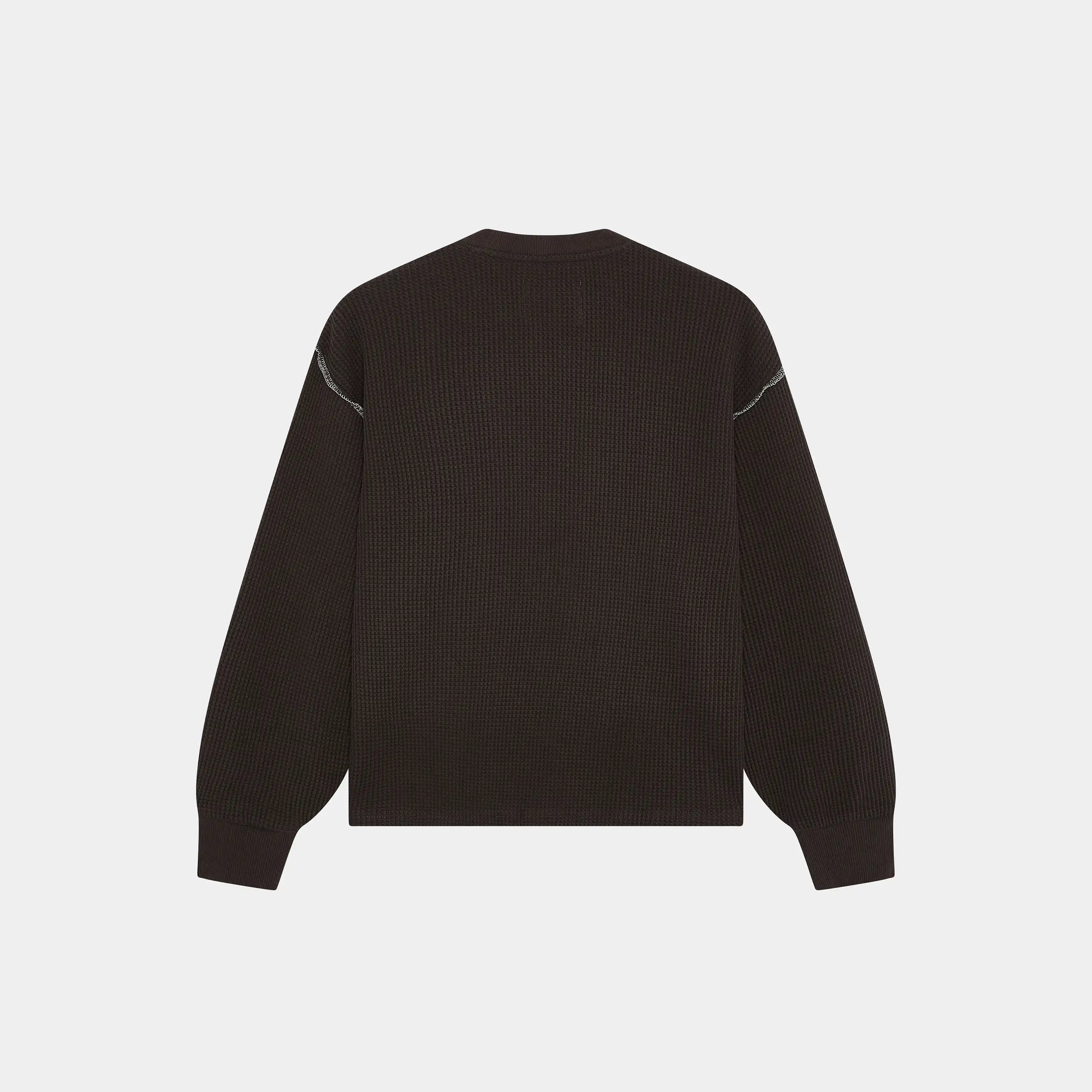Polly Fawn Waffle Long Sleeve T-shirts Eme Studios