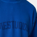 Polly Sodalite Waffle Long Sleeve T-shirts Eme Studios