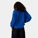 Polly Sodalite Waffle Long Sleeve T-shirts Eme Studios