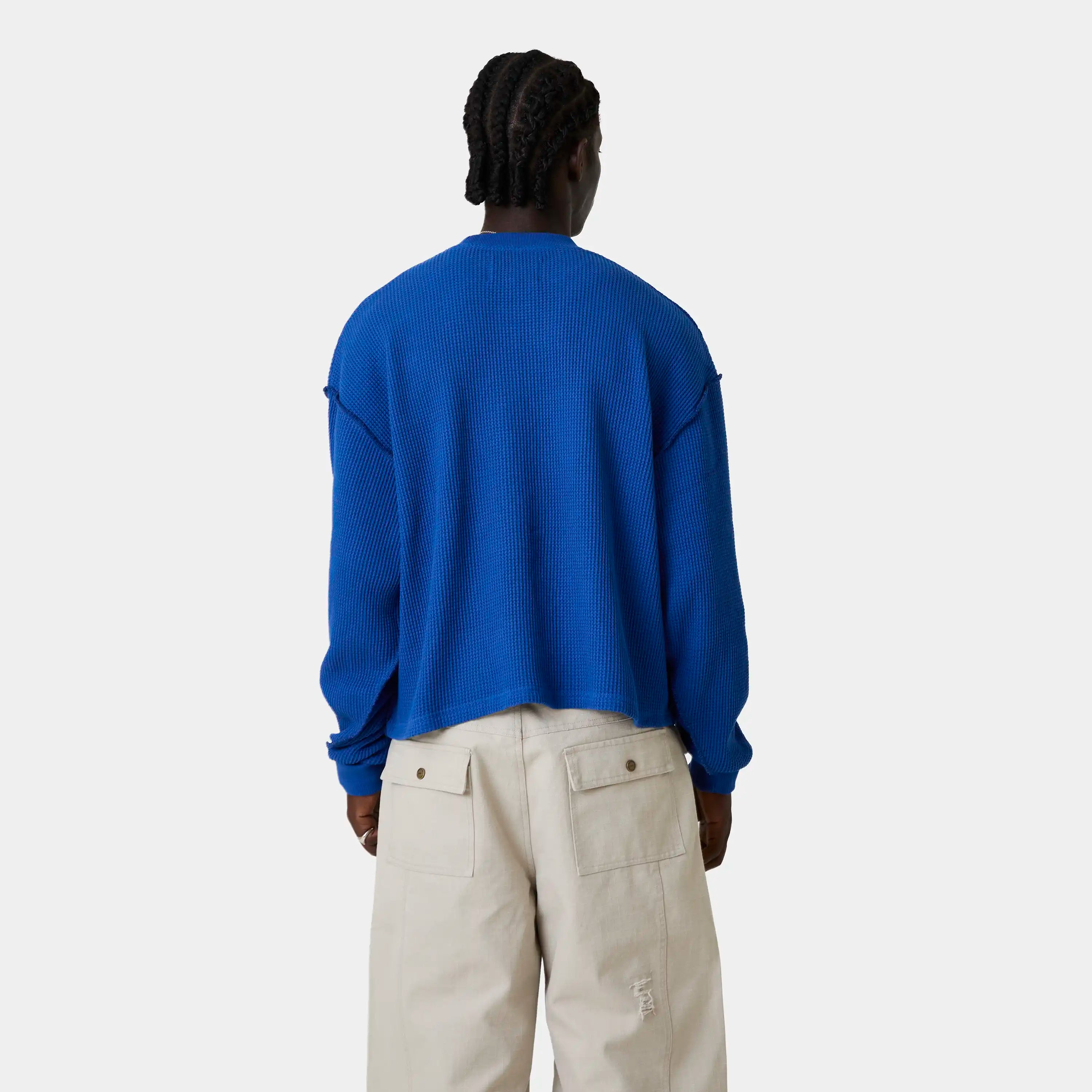 Polly Sodalite Waffle Long Sleeve T-shirts Eme Studios