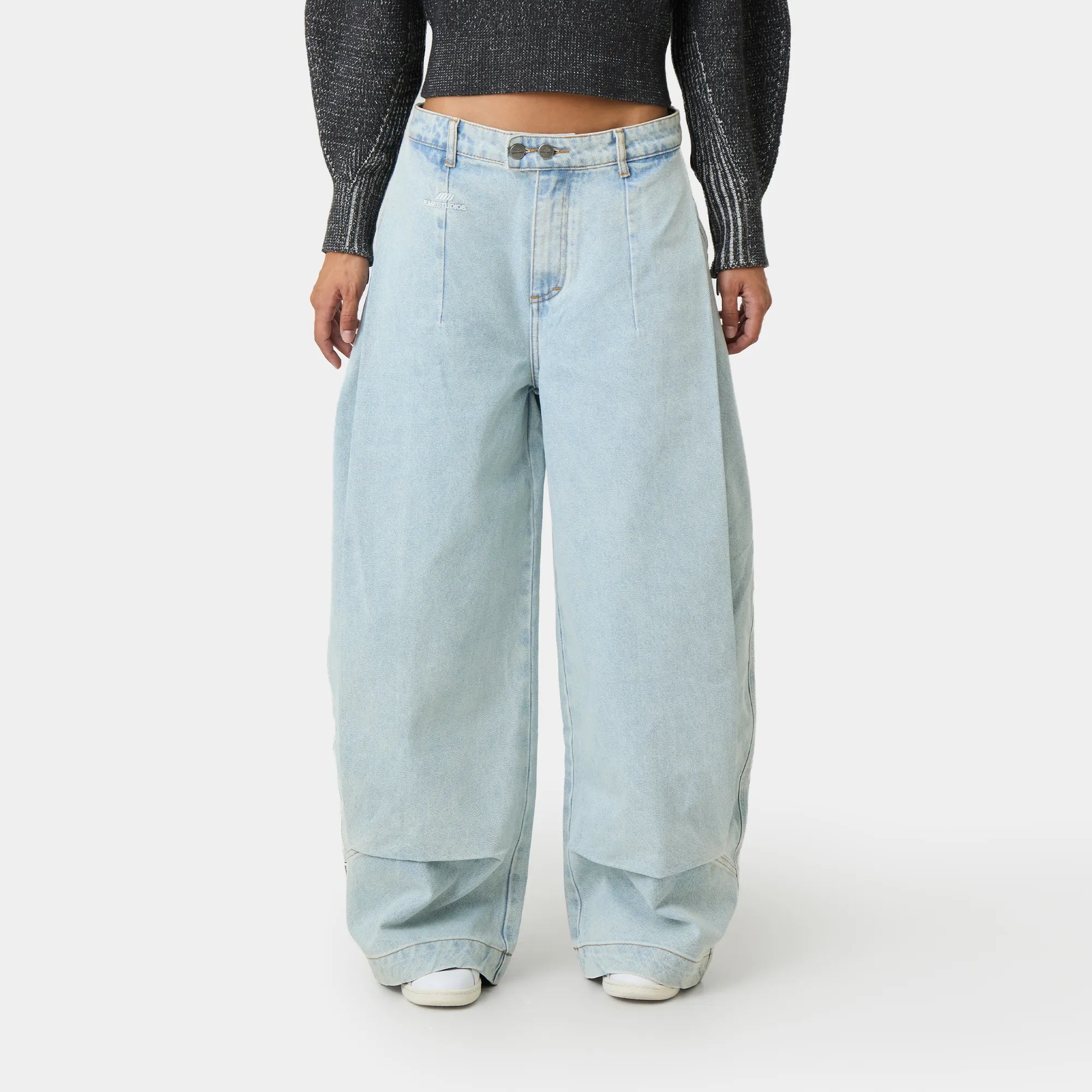 Pompeya Denim Pants Woman Pants Eme Studios