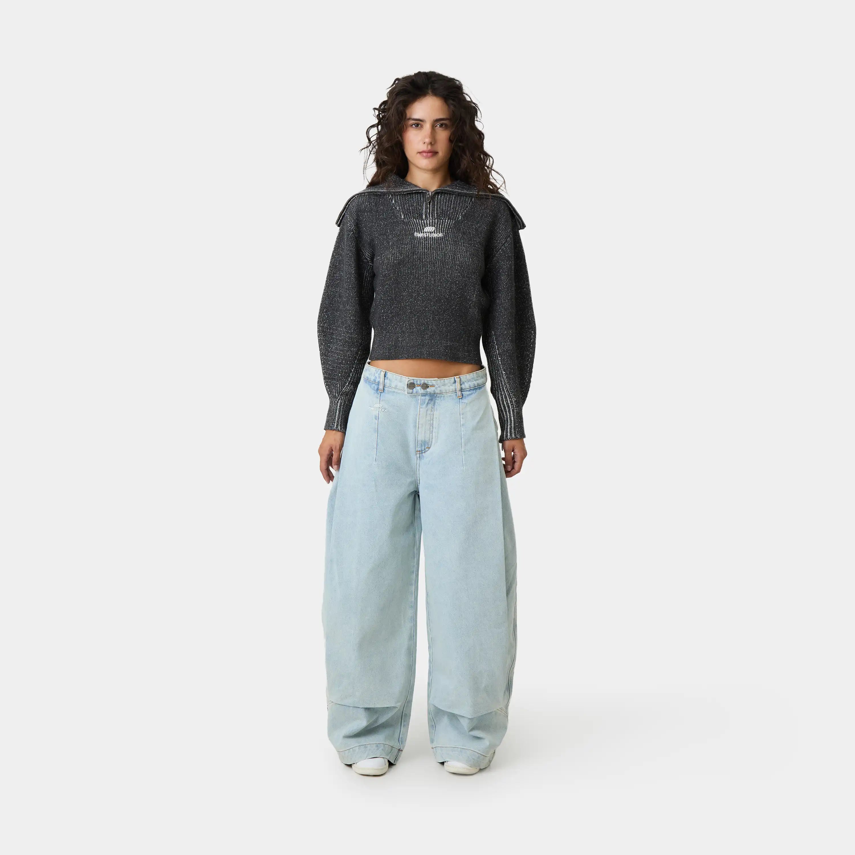 Pompeya Denim Pants Woman Pants Eme Studios