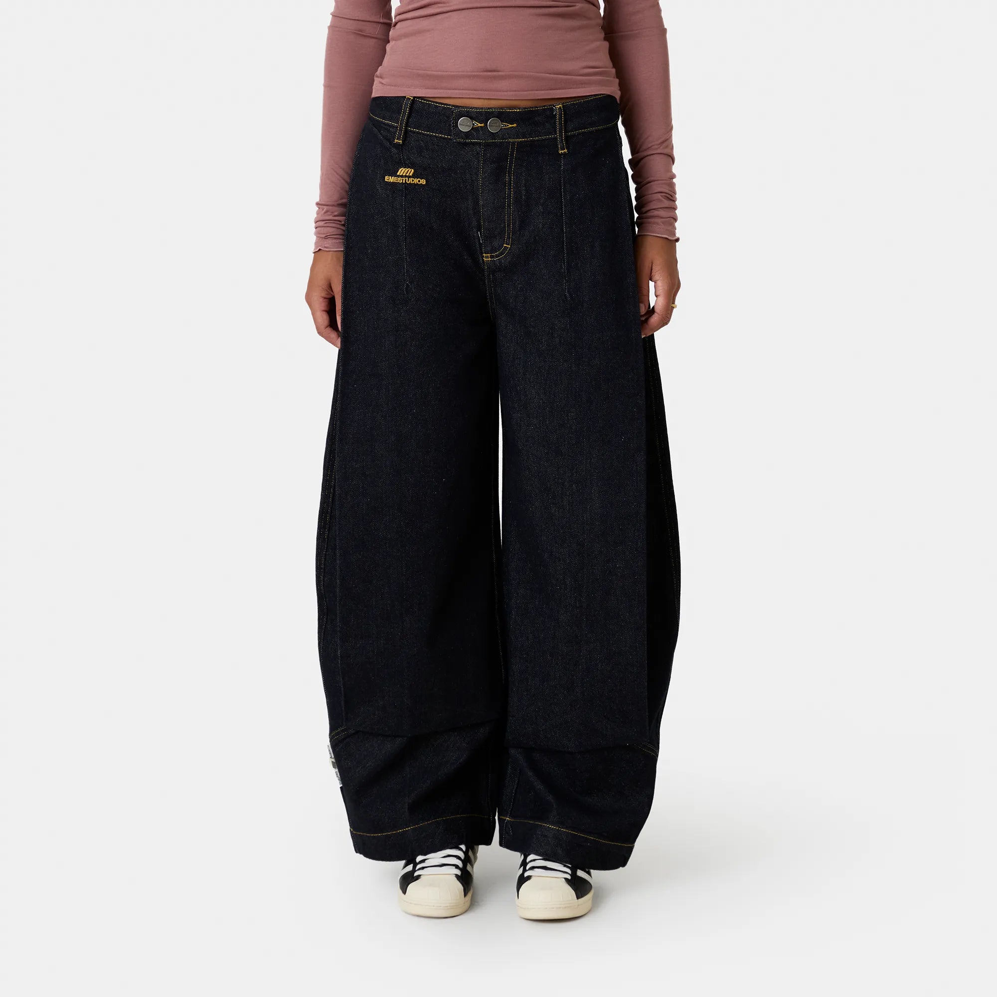 Pompeya Raw Denim Pants Woman Pants Eme Studios