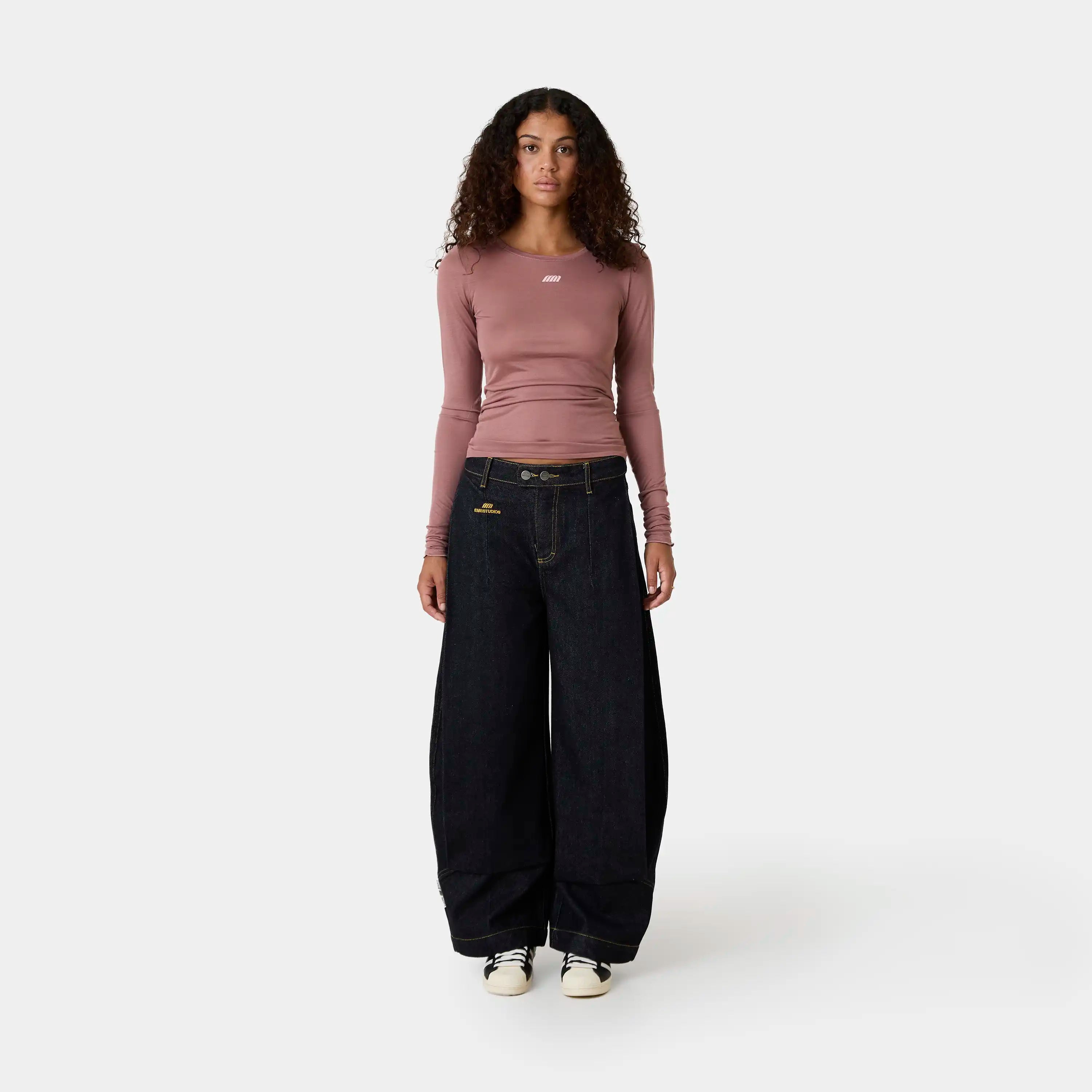 Pompeya Raw Denim Pants Woman Pants Eme Studios