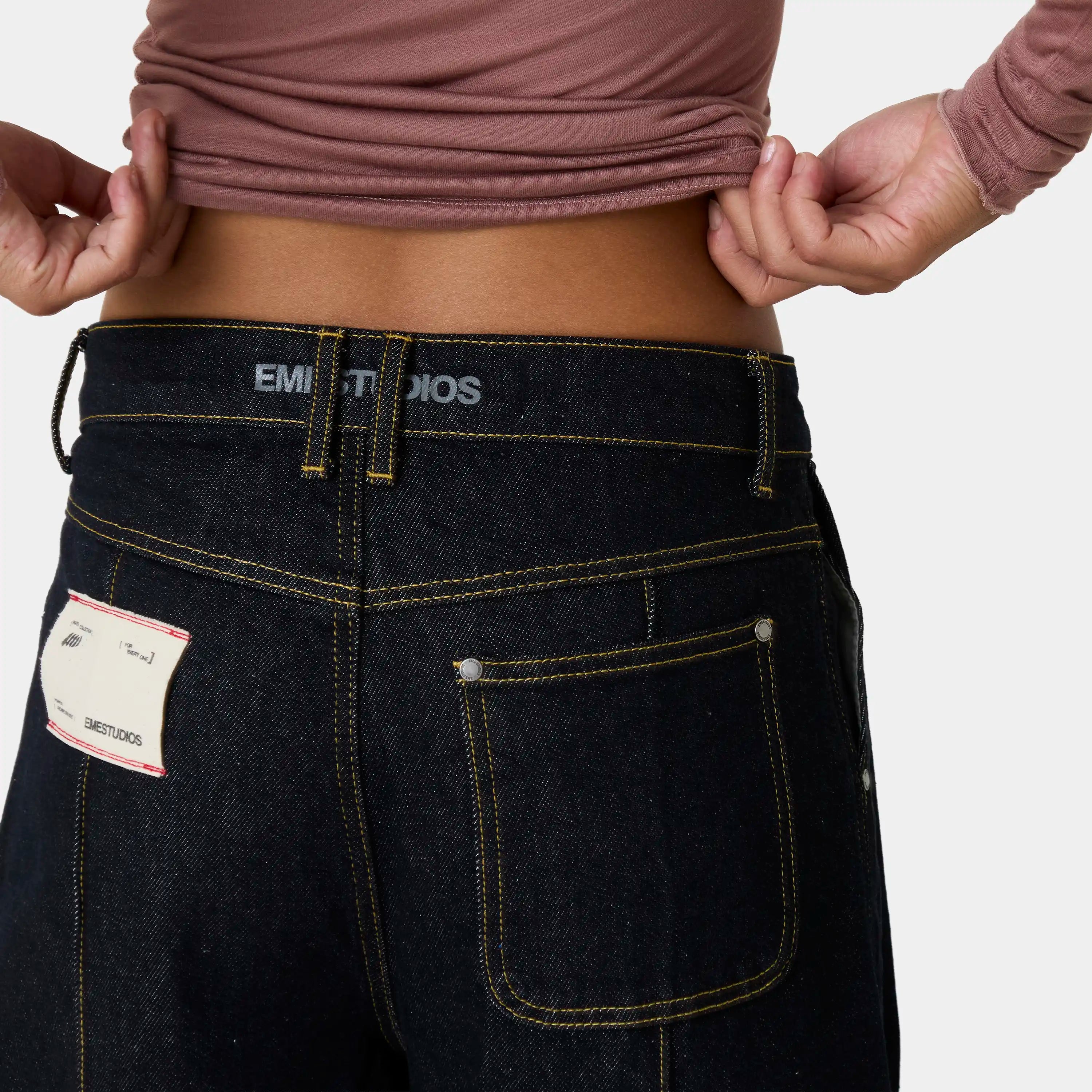 Pompeya Raw Denim Pants Woman Pants Eme Studios