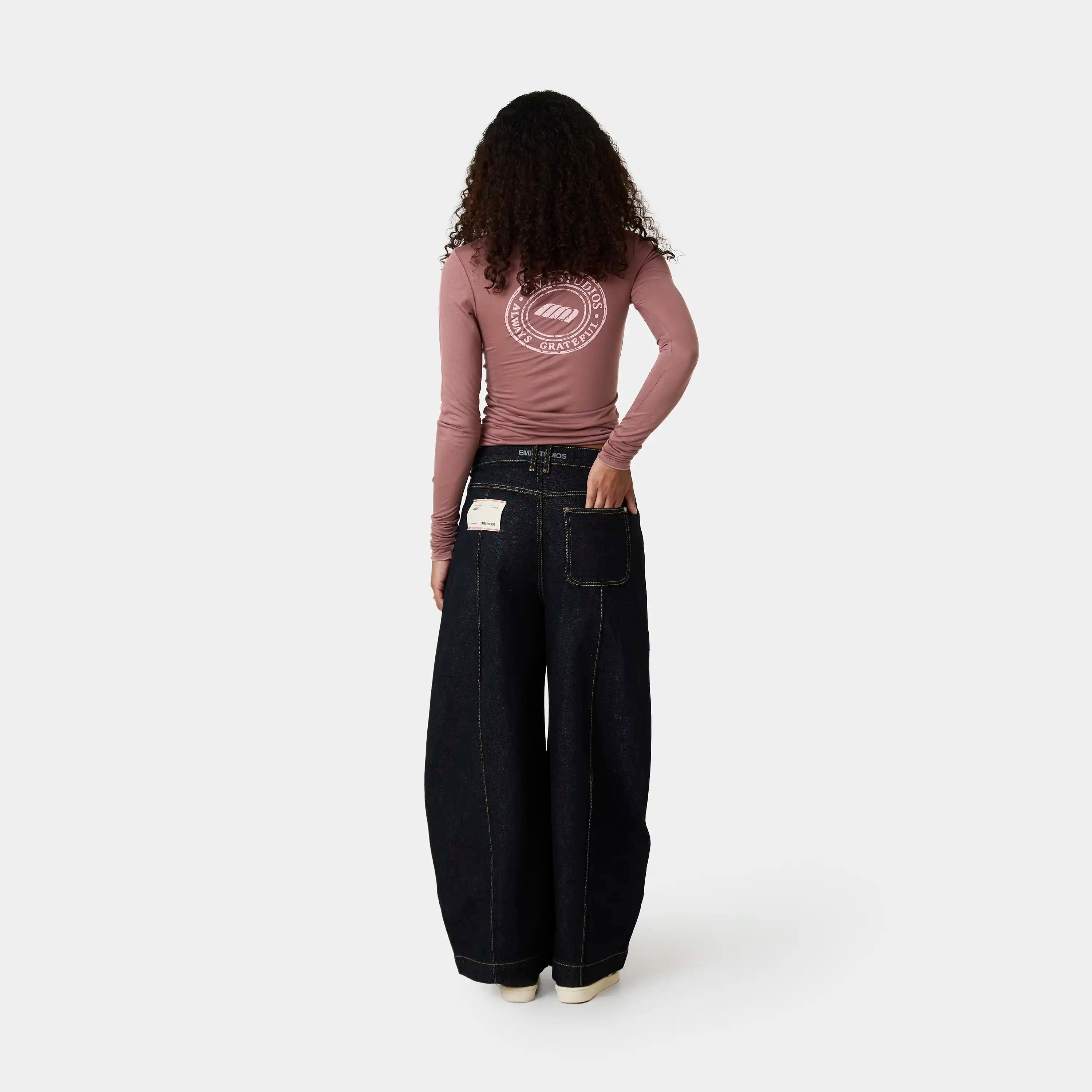 Pompeya Raw Denim Pants Woman Pants Eme Studios
