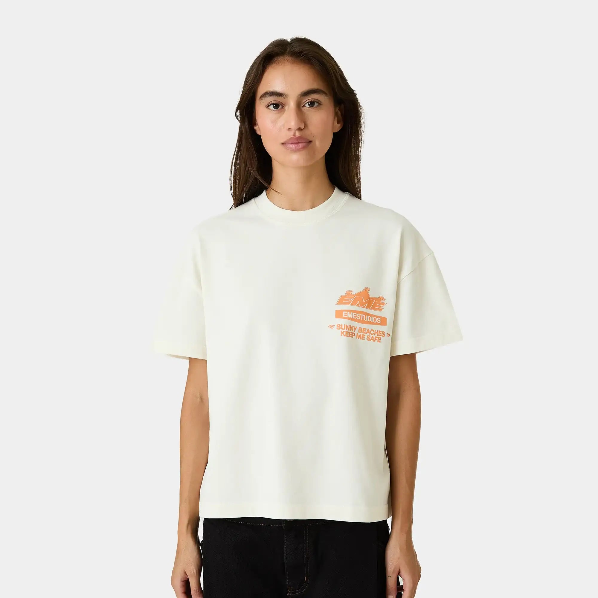 Prince Off Sand Oversized Tee T-shirts Eme Studios