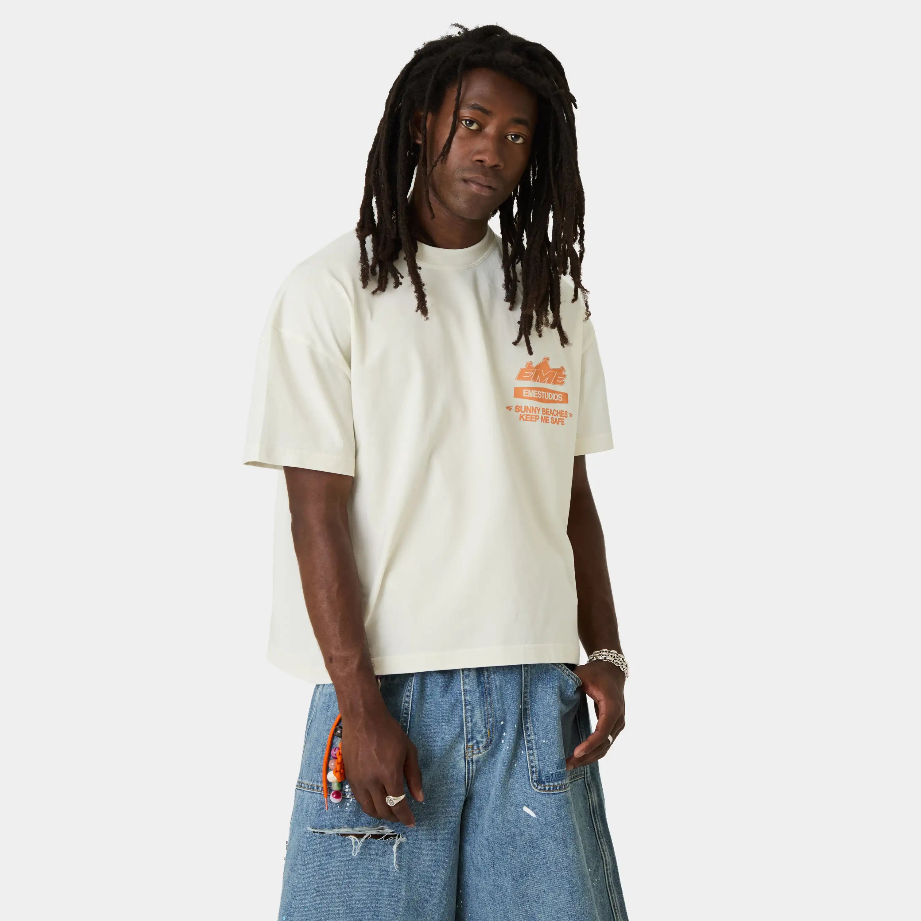 Prince Off Sand Oversized Tee T-shirts Eme Studios