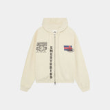 Priscila Off Sand Full Zip Hoodies Eme Studios