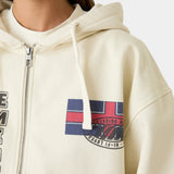 Priscila Off Sand Full Zip Hoodies Eme Studios