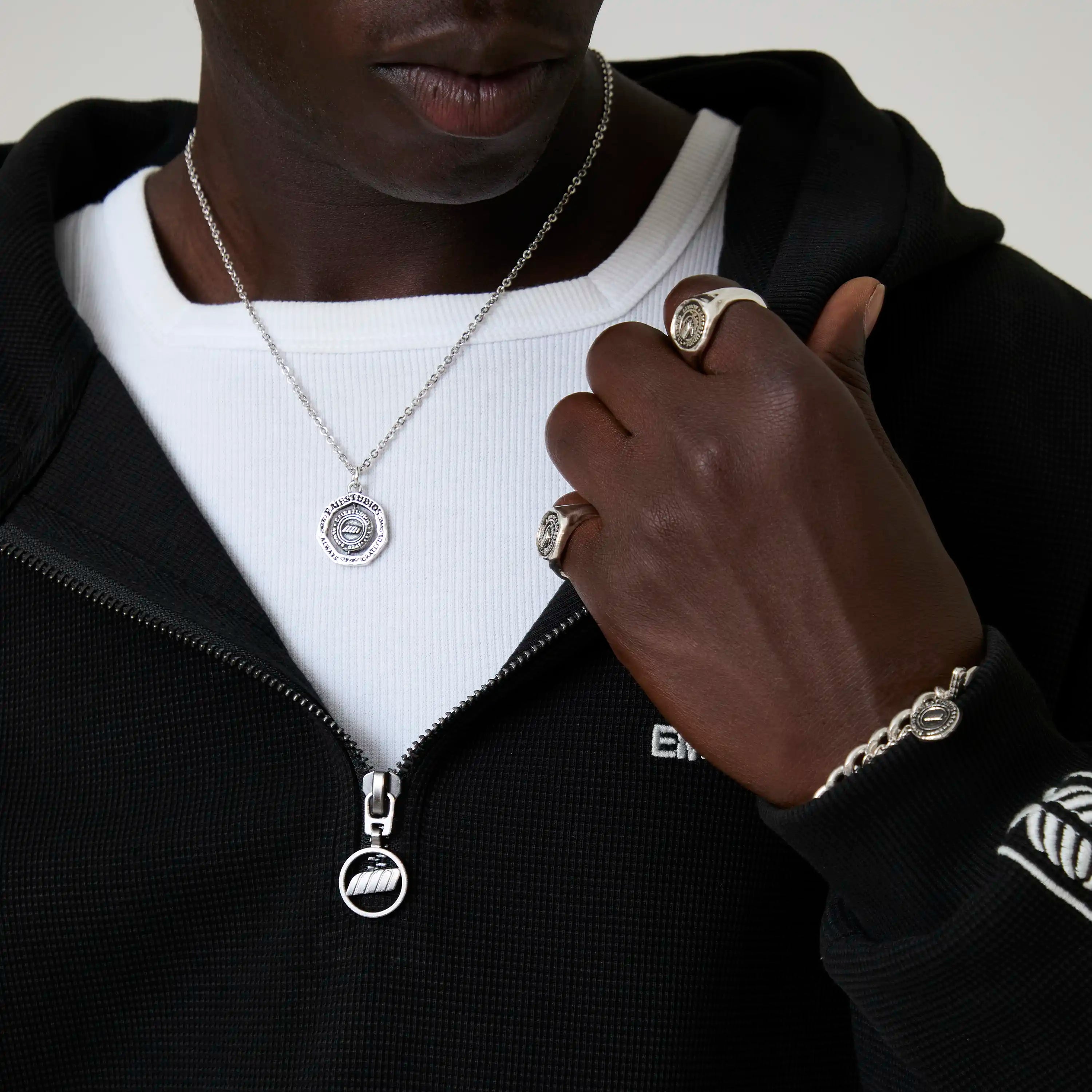 Puller Black Waffle Half Zip Hoodies Eme Studios