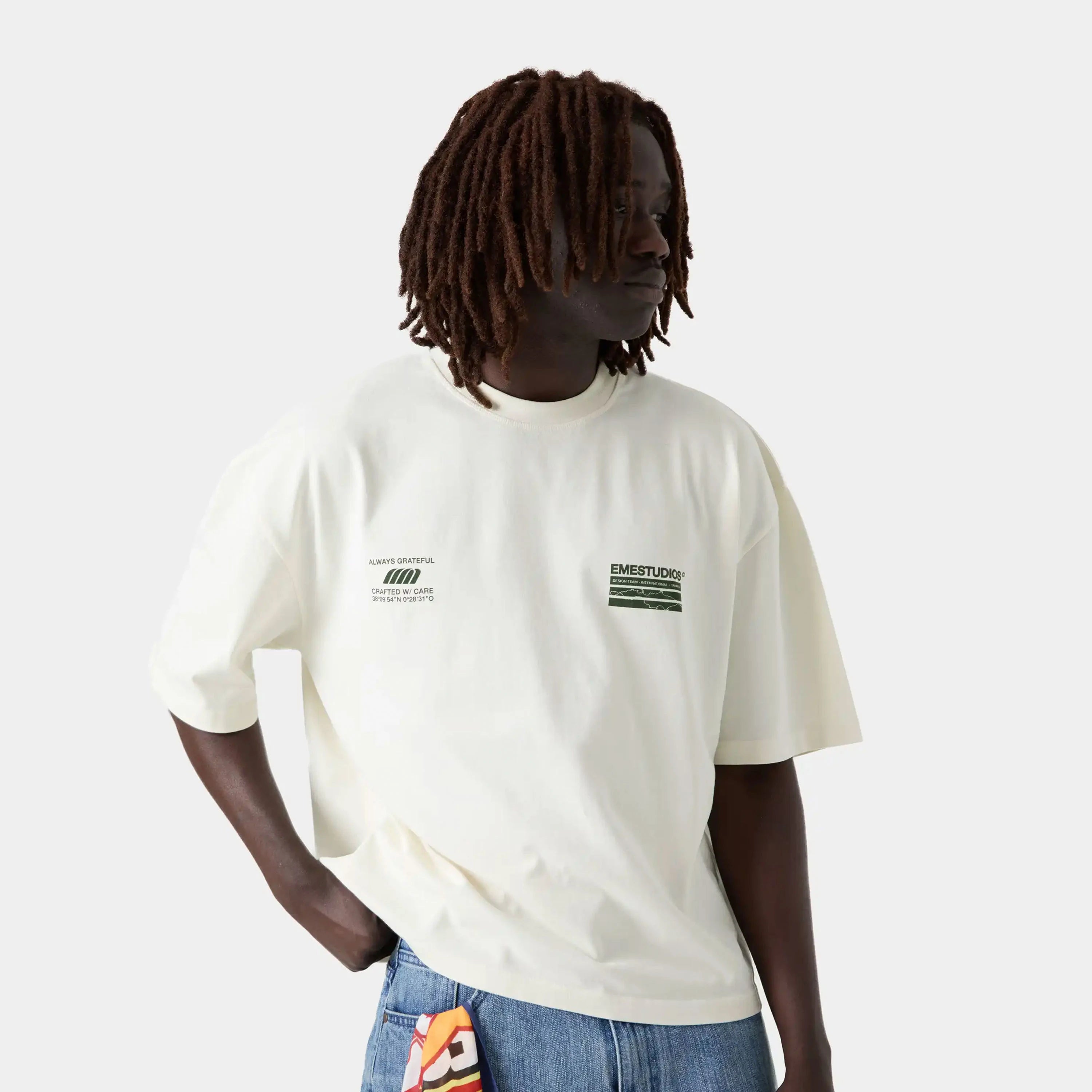 Radar Off Sand Oversized Tee T-shirts Eme Studios