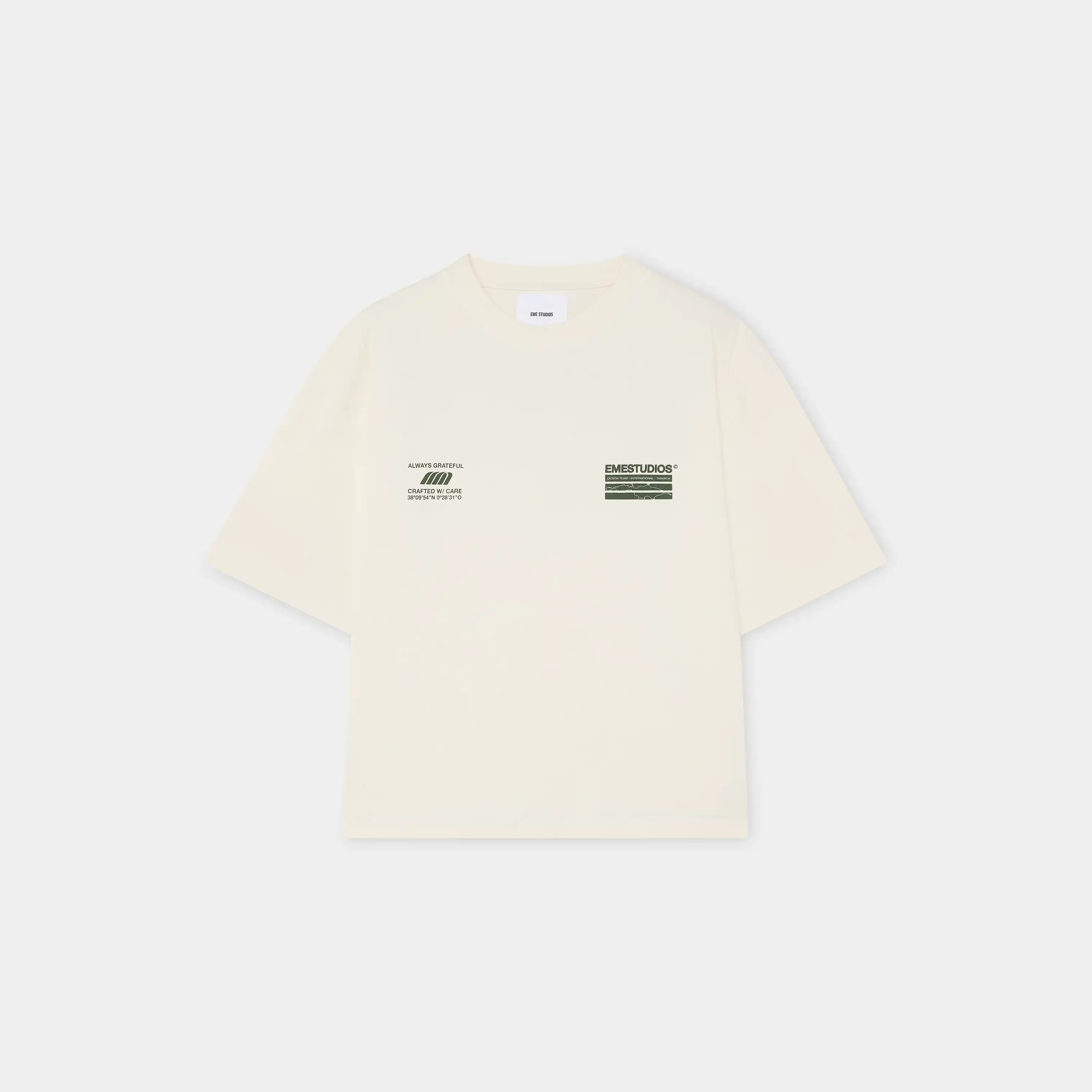 Radar Off Sand Oversized Tee T-shirts Eme Studios