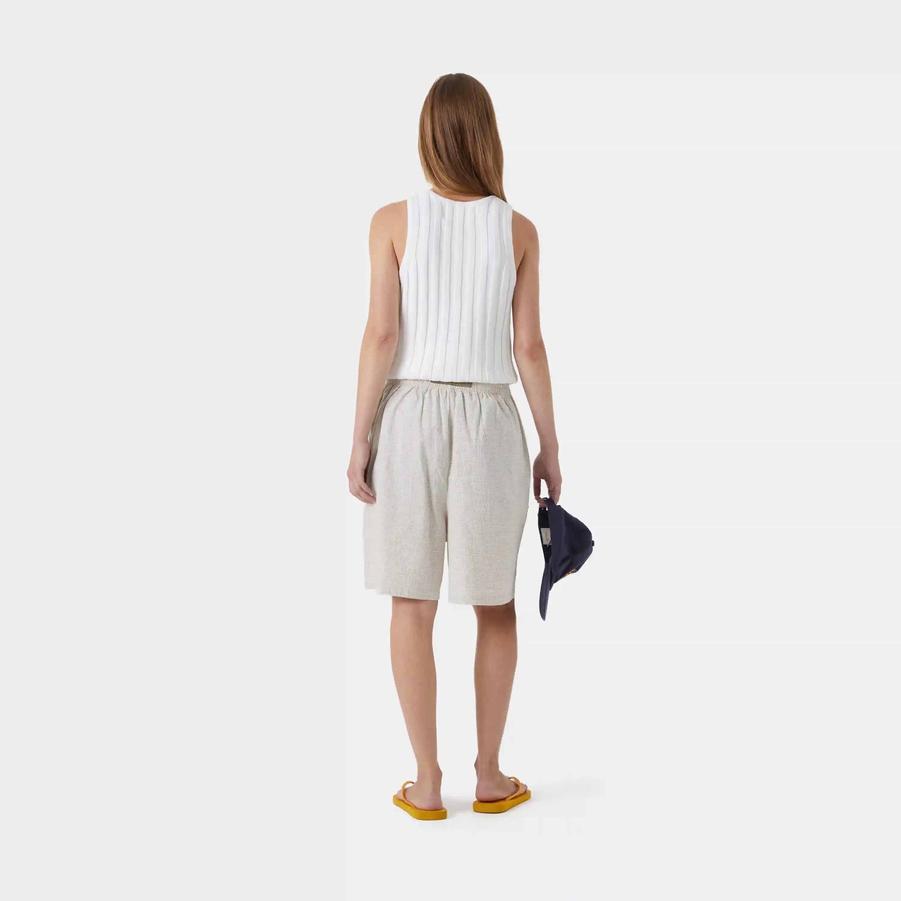 Rib Pearl Tank Top T-shirts eme