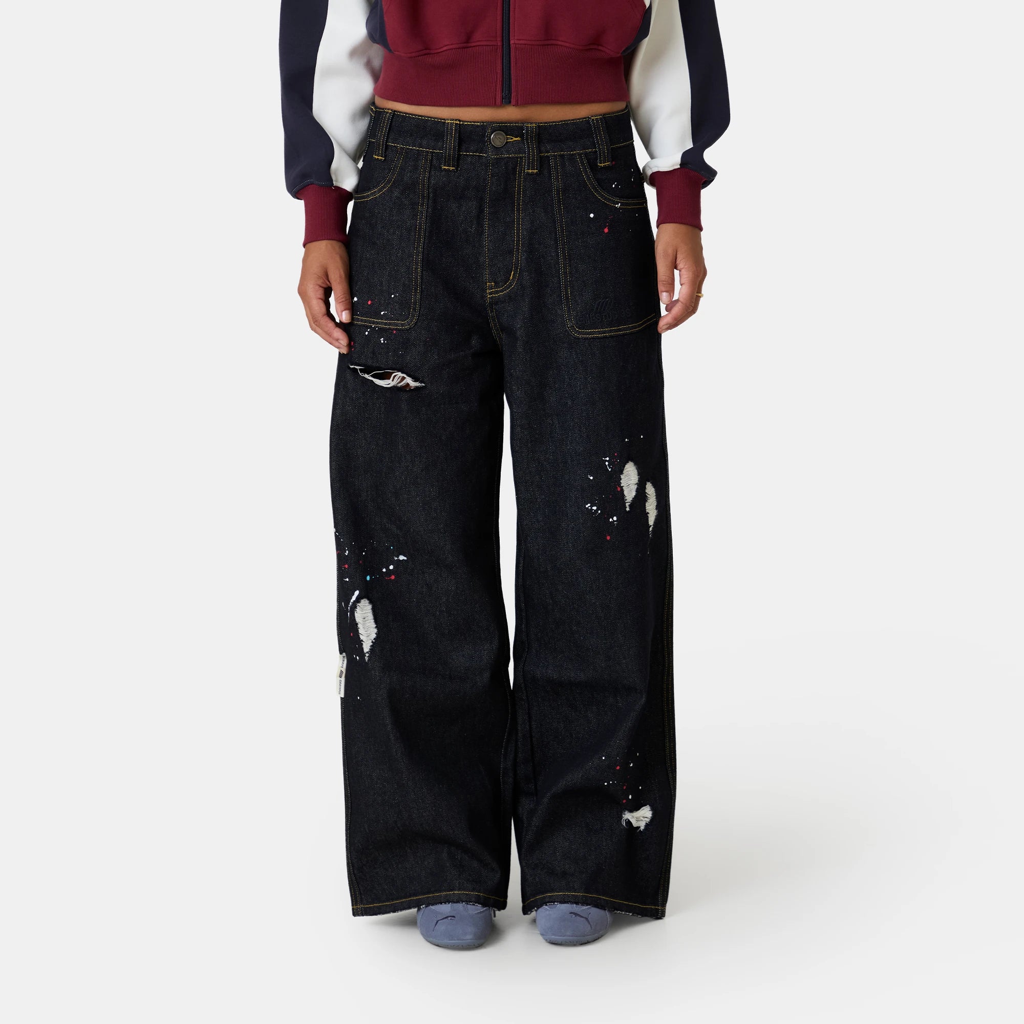 Riviera Raw Denim Pants Pants Eme Studios