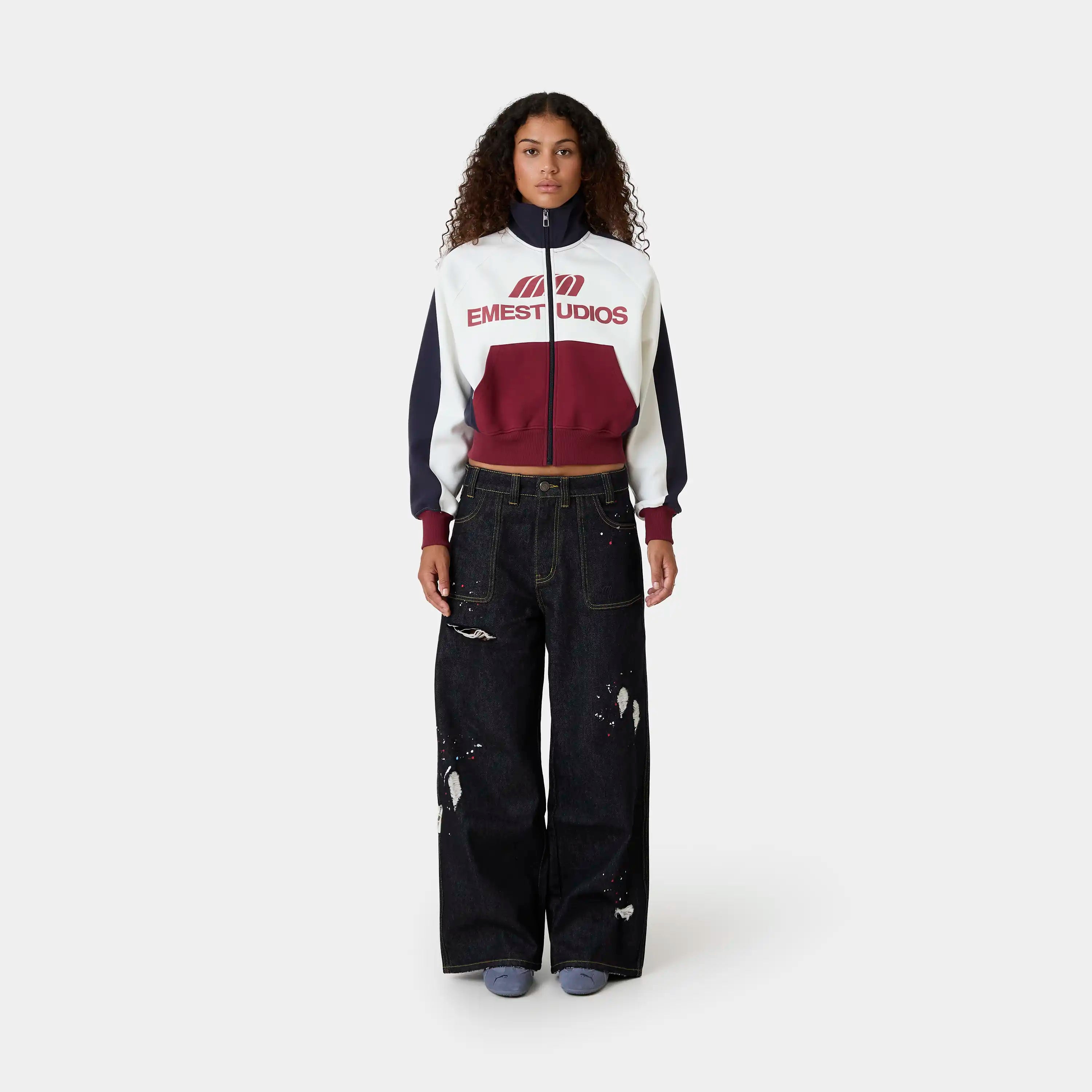 Riviera Raw Denim Pants Pants Eme Studios
