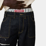 Riviera Raw Denim Pants Pants Eme Studios