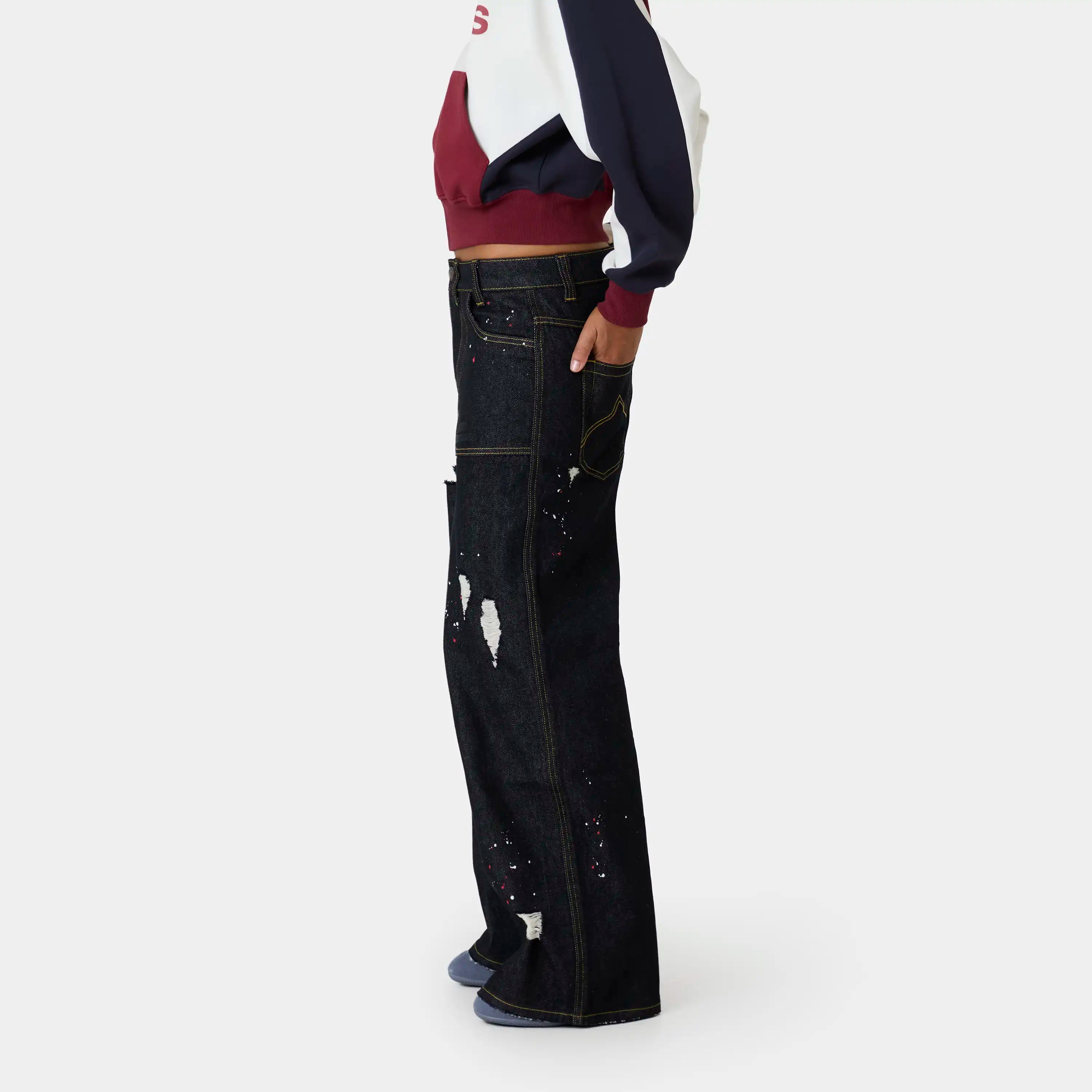 Riviera Raw Denim Pants Pants Eme Studios