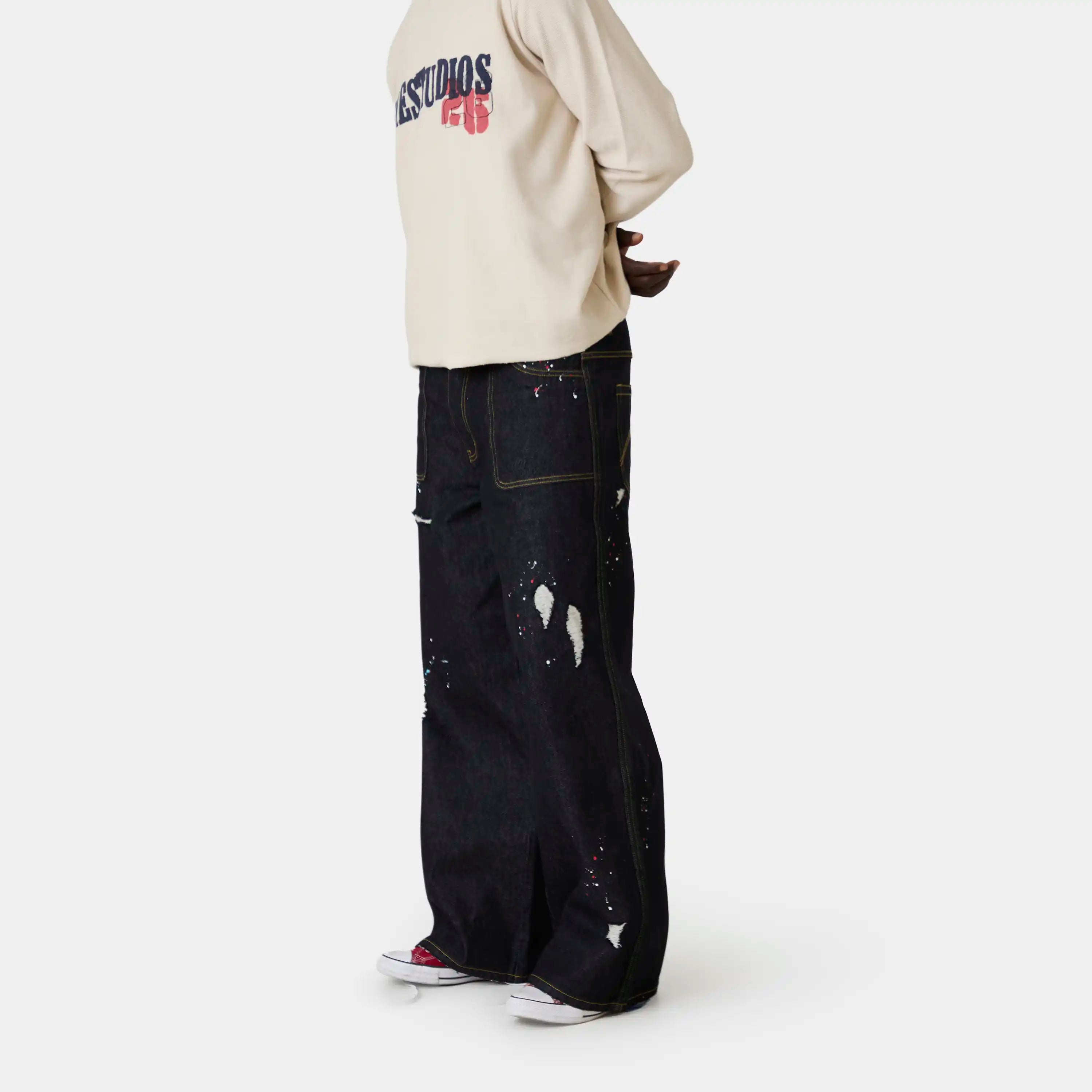 Riviera Raw Denim Pants Pants Eme Studios