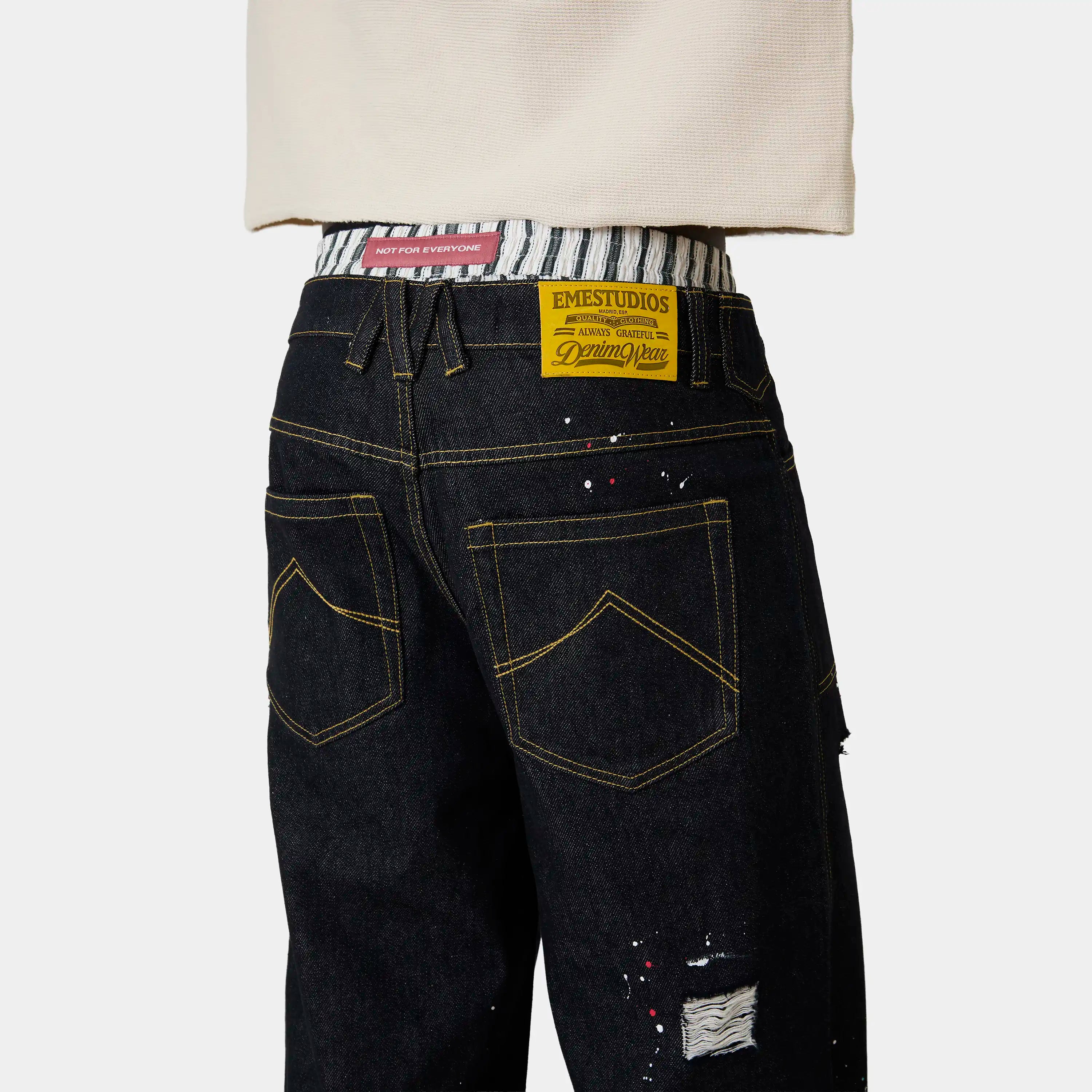Riviera Raw Denim Pants Pants Eme Studios