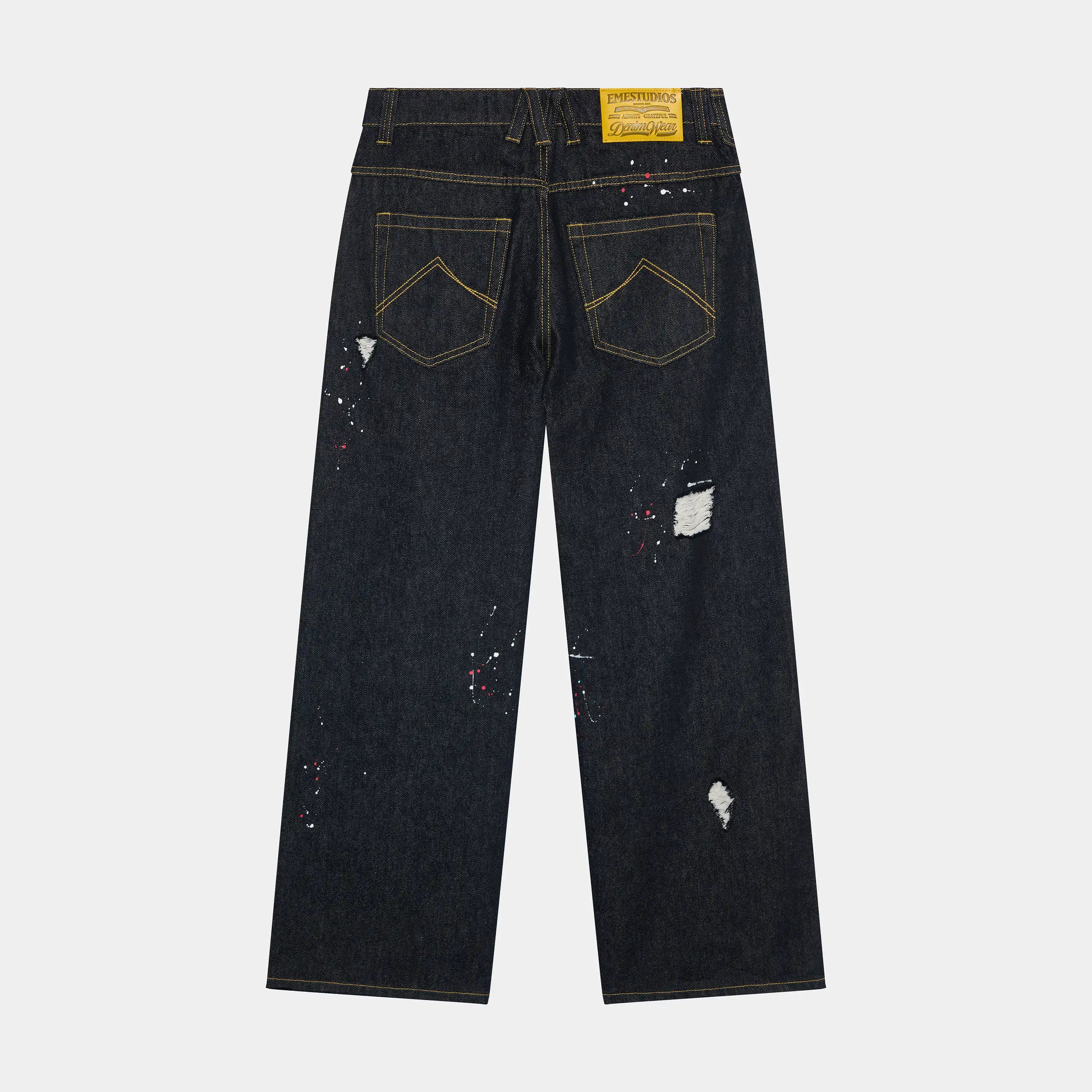 Riviera Raw Denim Pants Pants Eme Studios