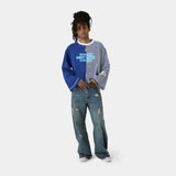 Roguish Sky Striped Long Sleeve T-shirts Eme Studios