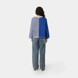 Roguish Sky Striped Long Sleeve T-shirts Eme Studios