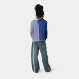 Roguish Sky Striped Long Sleeve T-shirts Eme Studios