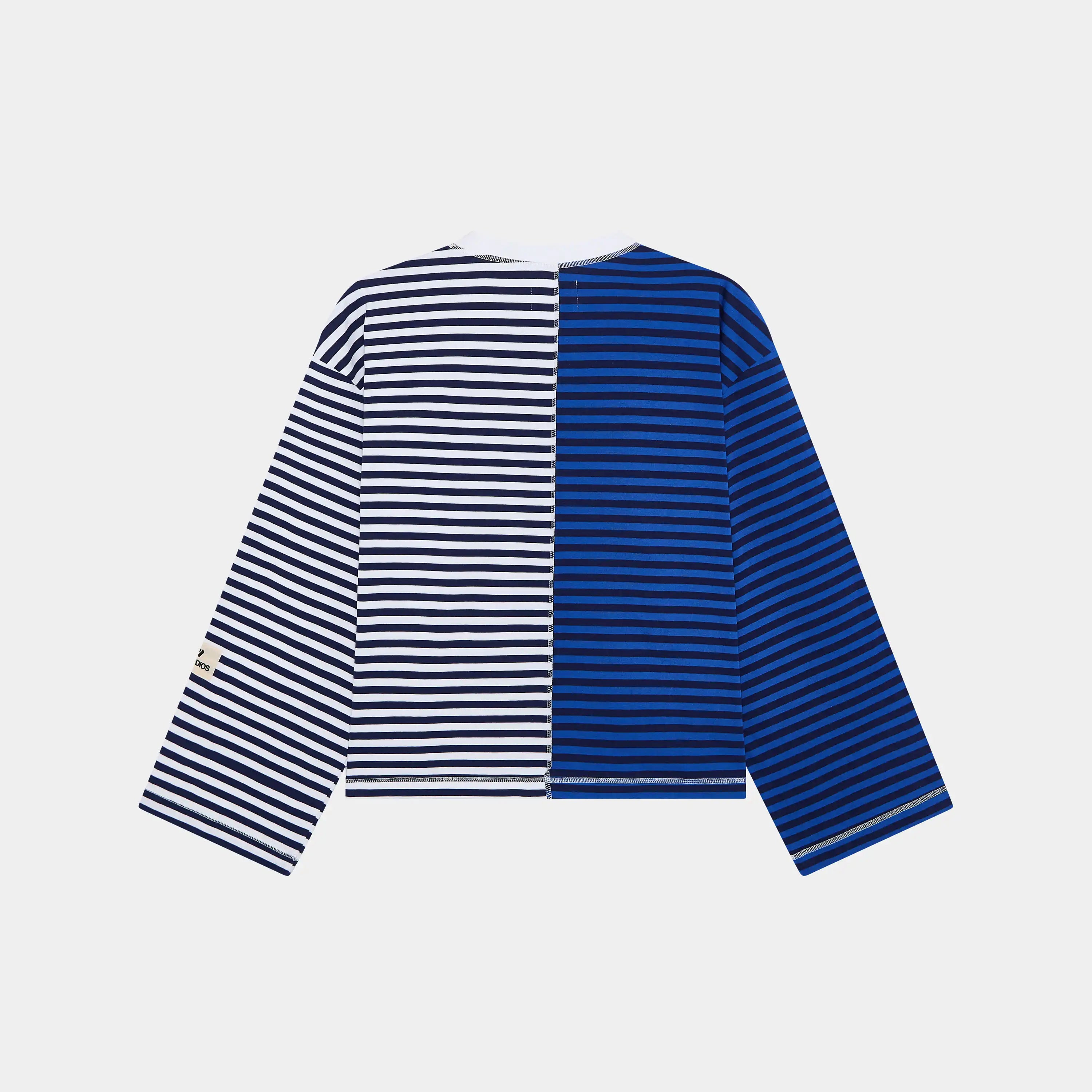 Roguish Sky Striped Long Sleeve T-shirts Eme Studios