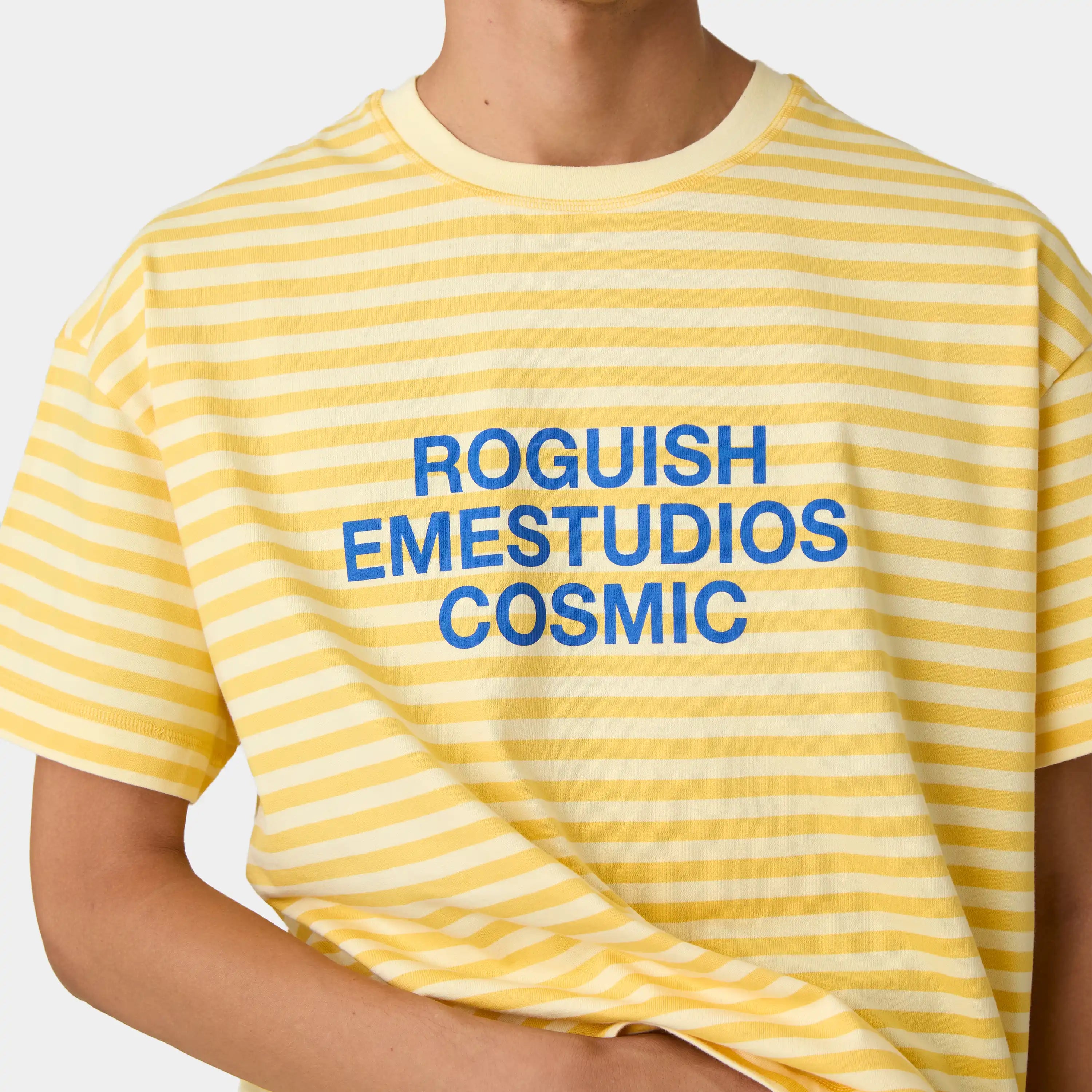 Roguish Sun Striped Oversized Tee T-shirts Eme Studios