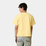 Roguish Sun Striped Oversized Tee T-shirts Eme Studios
