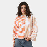 Roguish Tangerine Striped Long Sleeve T-shirts Eme Studios