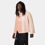 Roguish Tangerine Striped Long Sleeve T-shirts Eme Studios