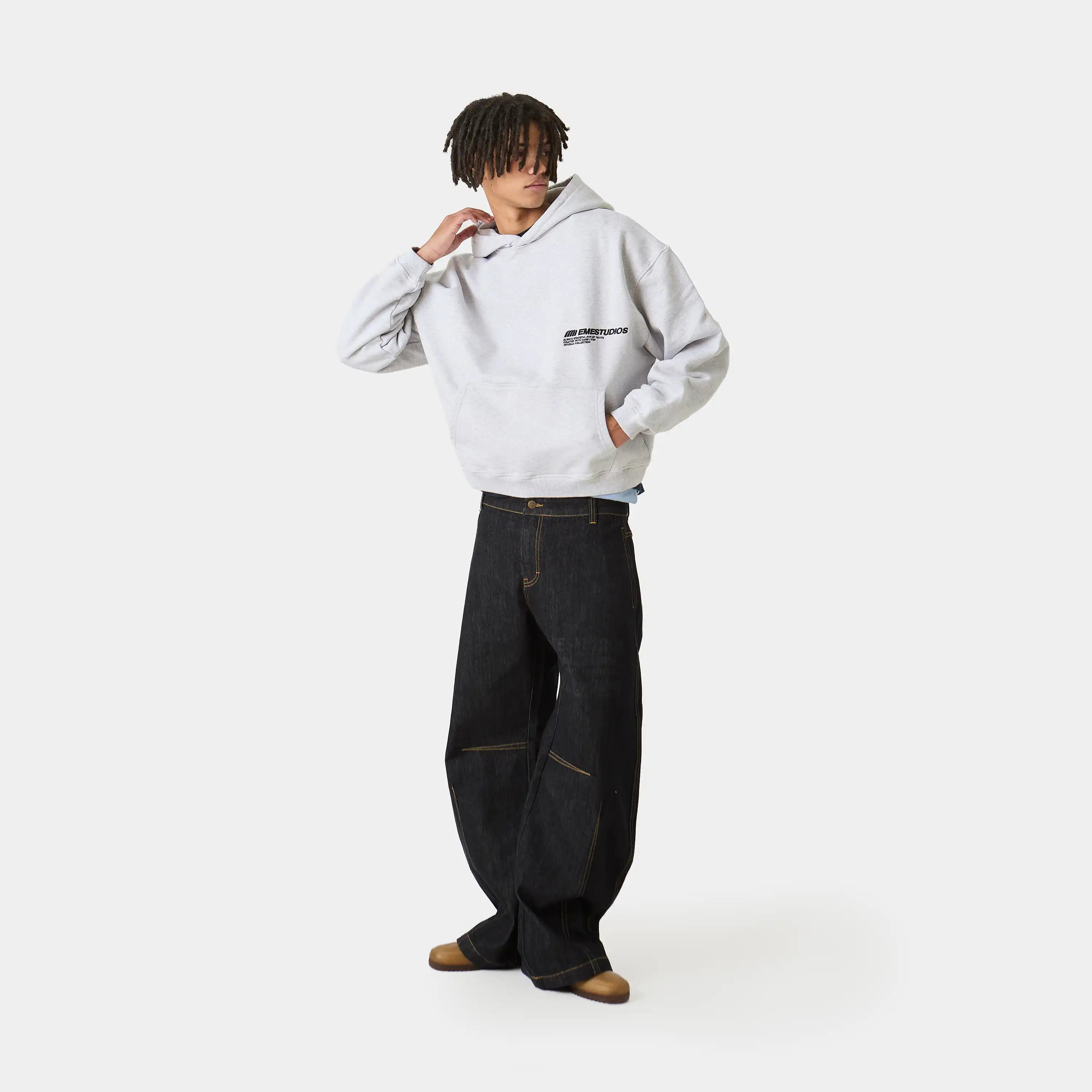 Roots Heather Oversized Hoodie Hoodies eme