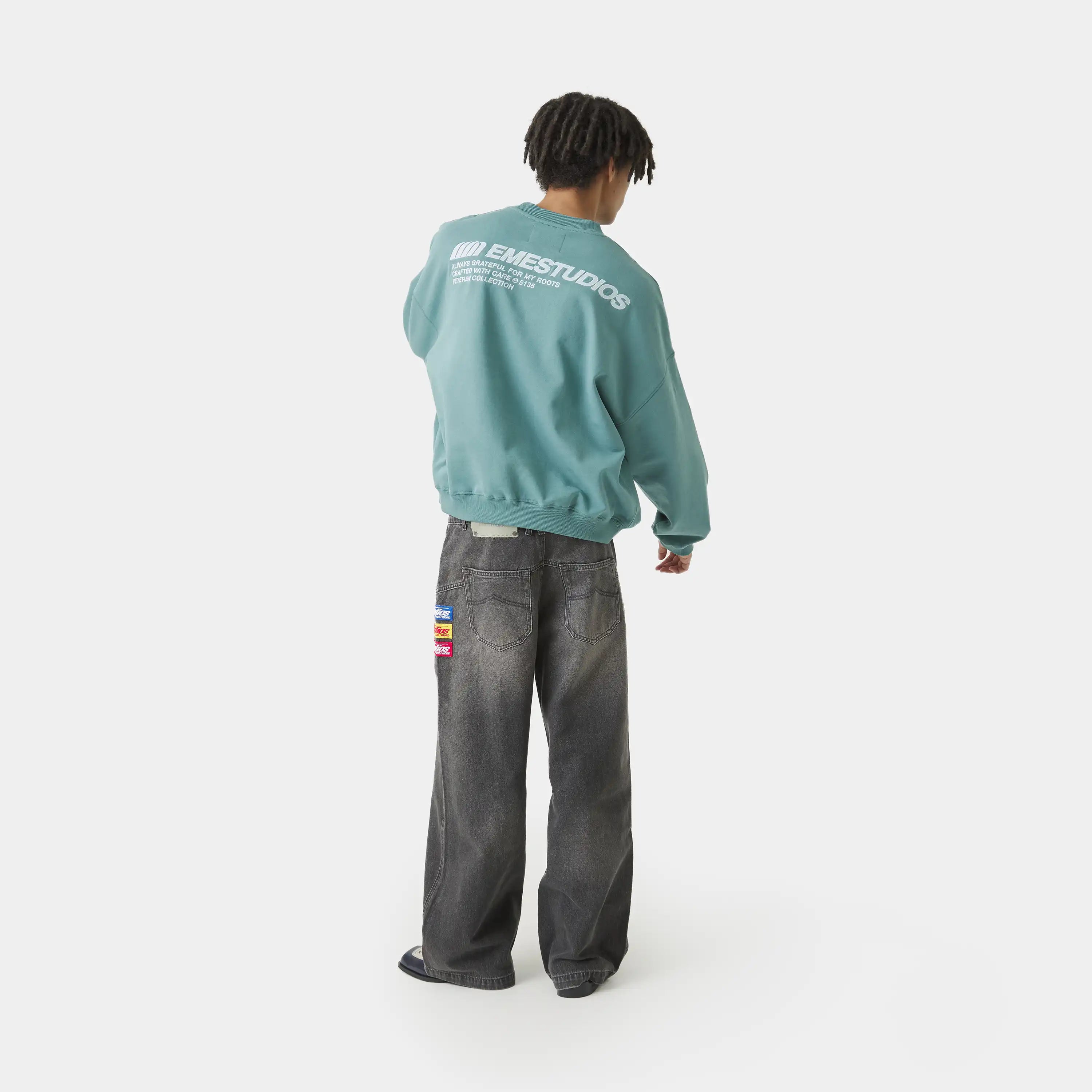 Roots North Oversized Crewneck Sweatshirts Eme Studios