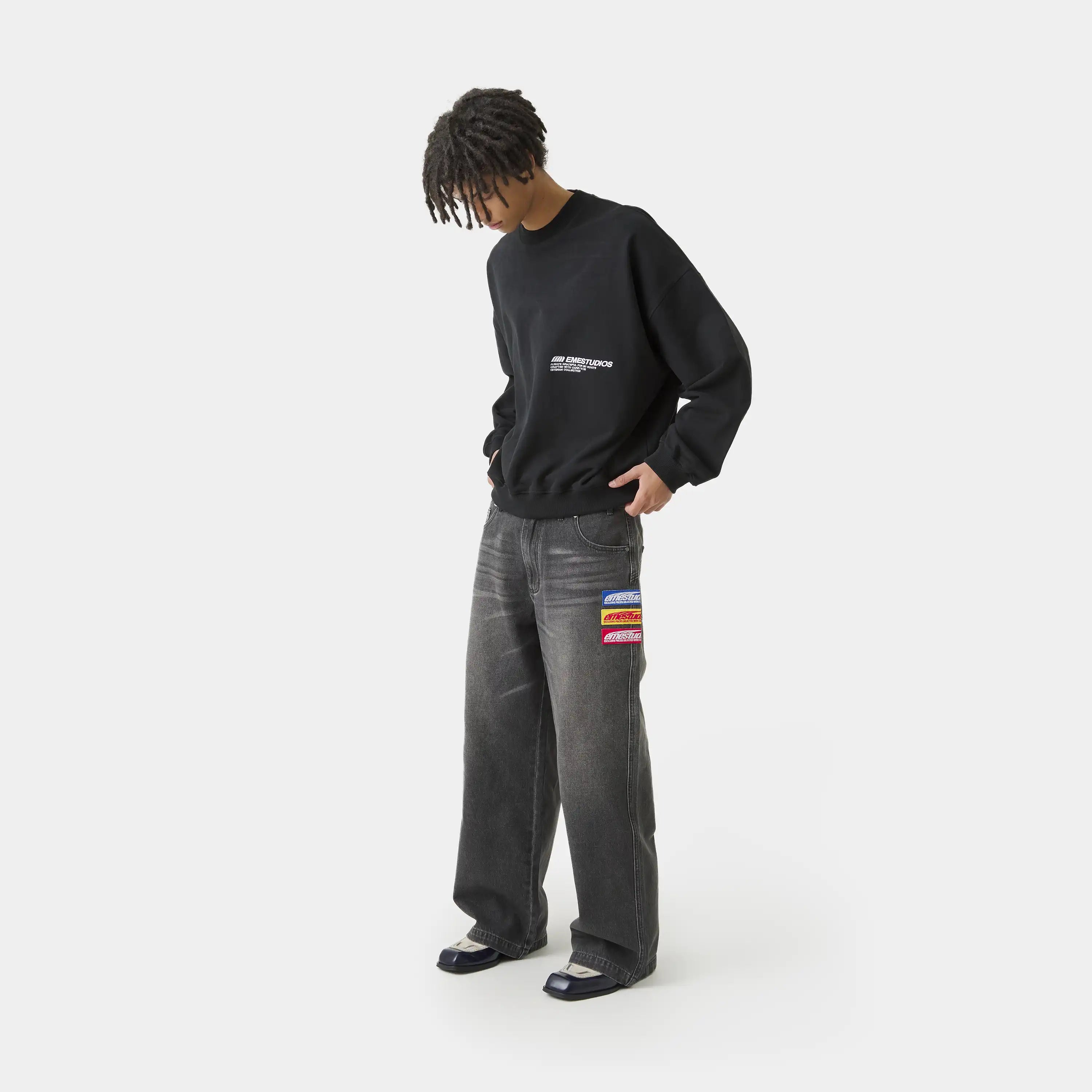 Roots Shadow Oversized Crewneck Sweatshirts Eme Studios