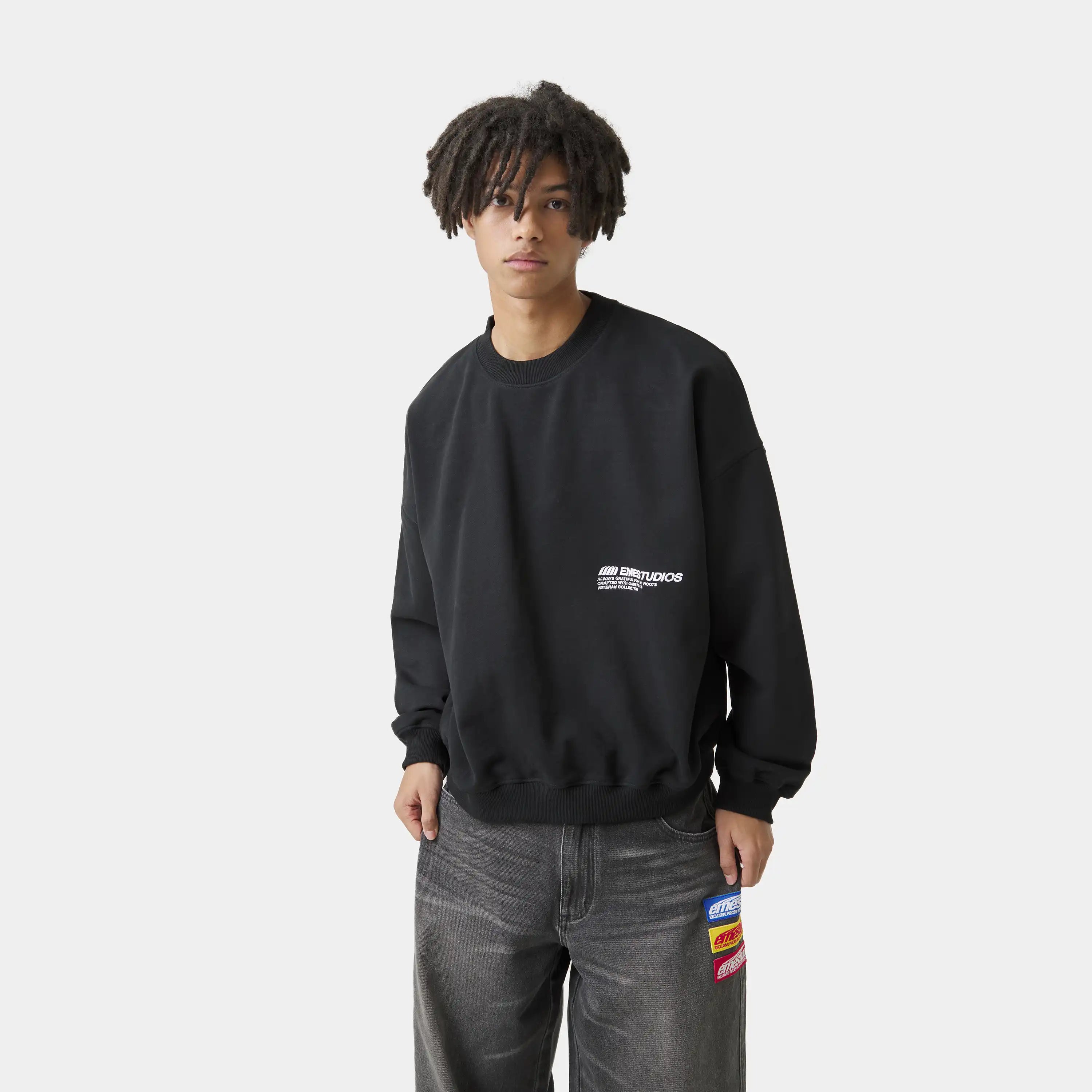 Roots Shadow Oversized Crewneck Sweatshirts Eme Studios