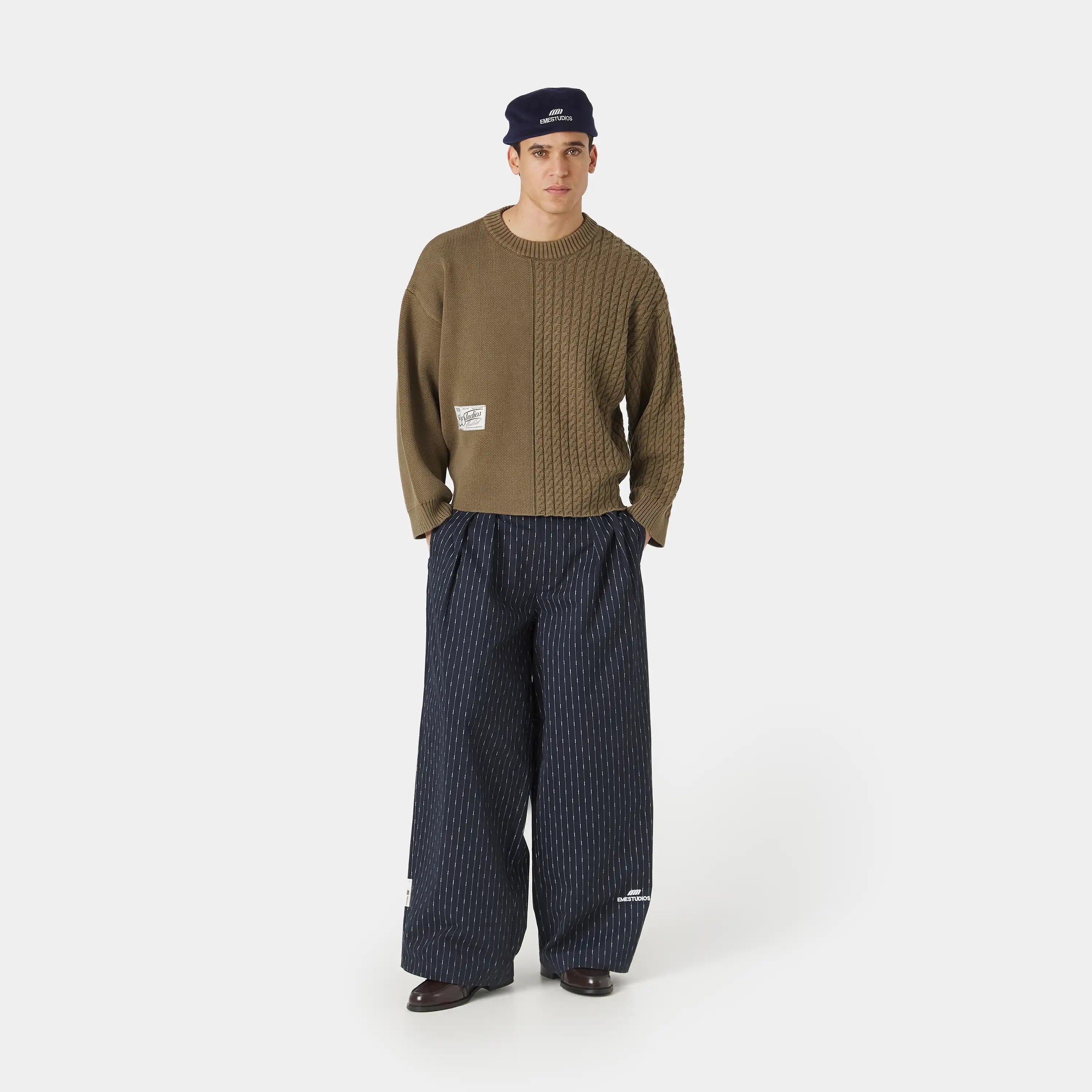 Rougher Choco Knit Sweater Knitwear Eme Studios
