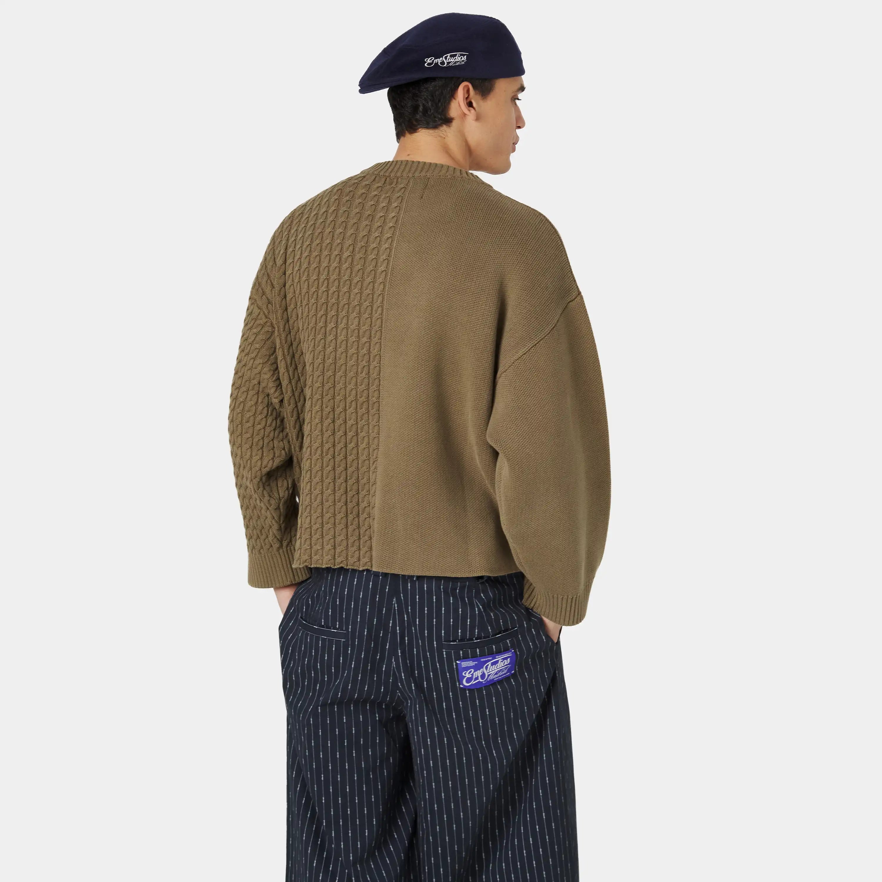 Rougher Choco Knit Sweater Knitwear Eme Studios