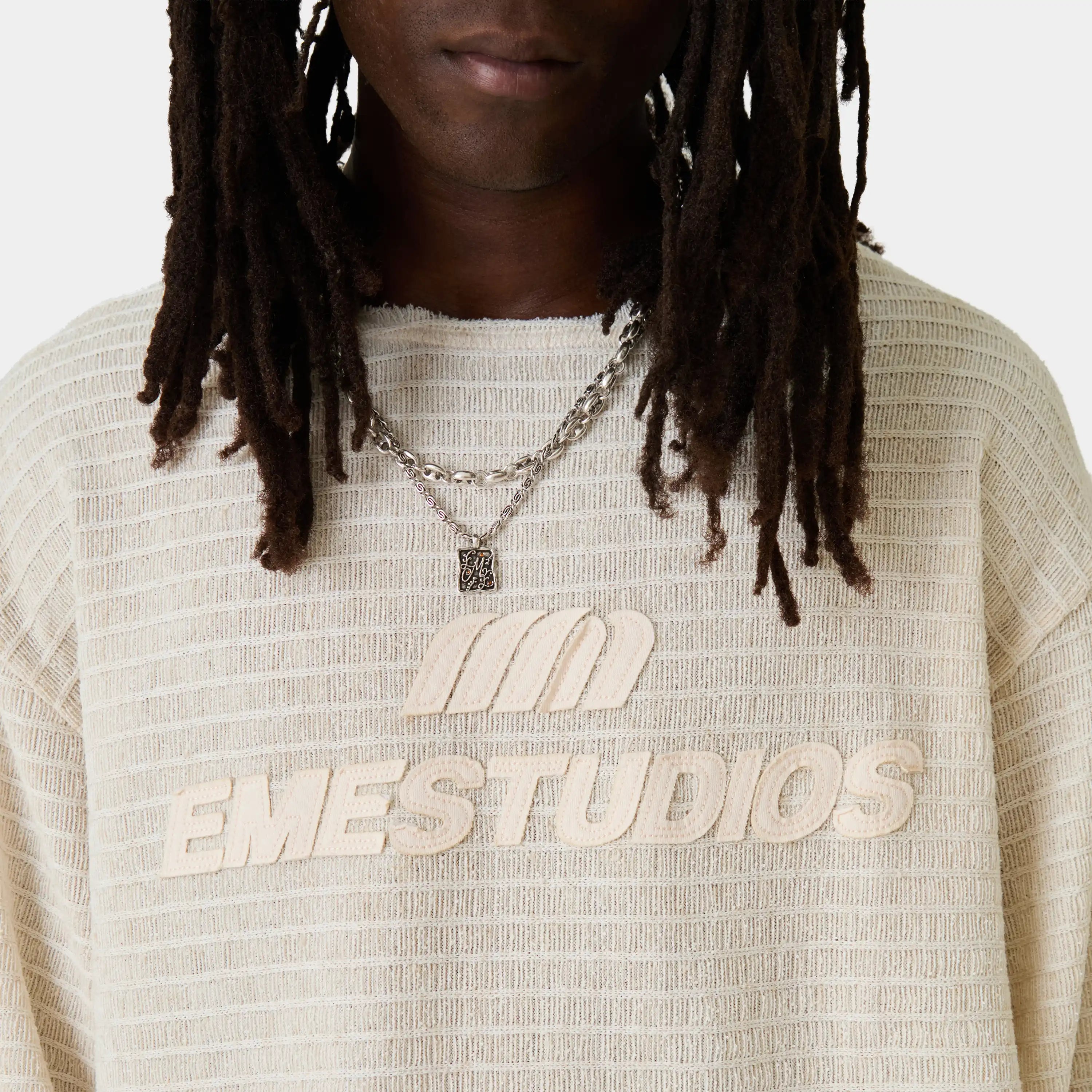 Rustic Off Sand Knit Sweater Knitwear Eme Studios